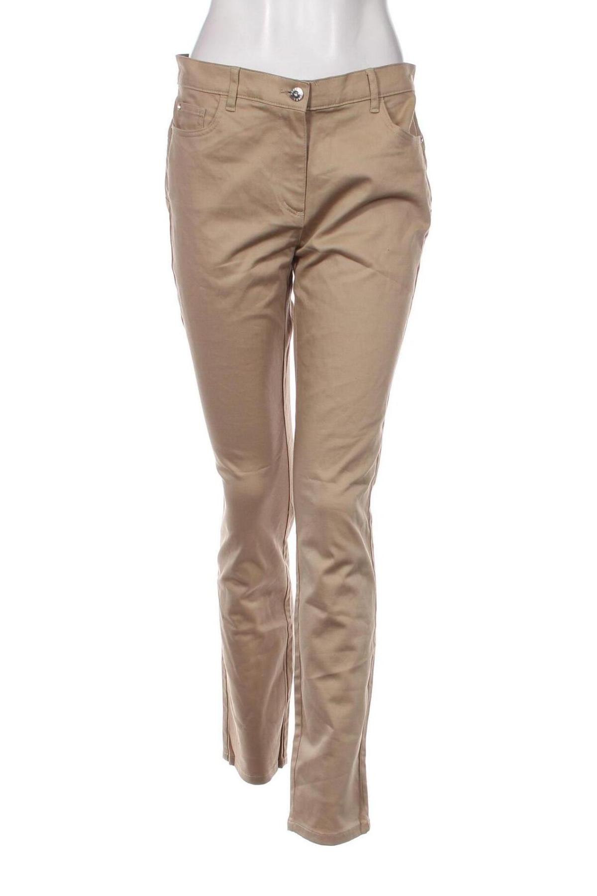 Damenhose Helena Vera, Größe M, Farbe Beige, Preis 3,63 €