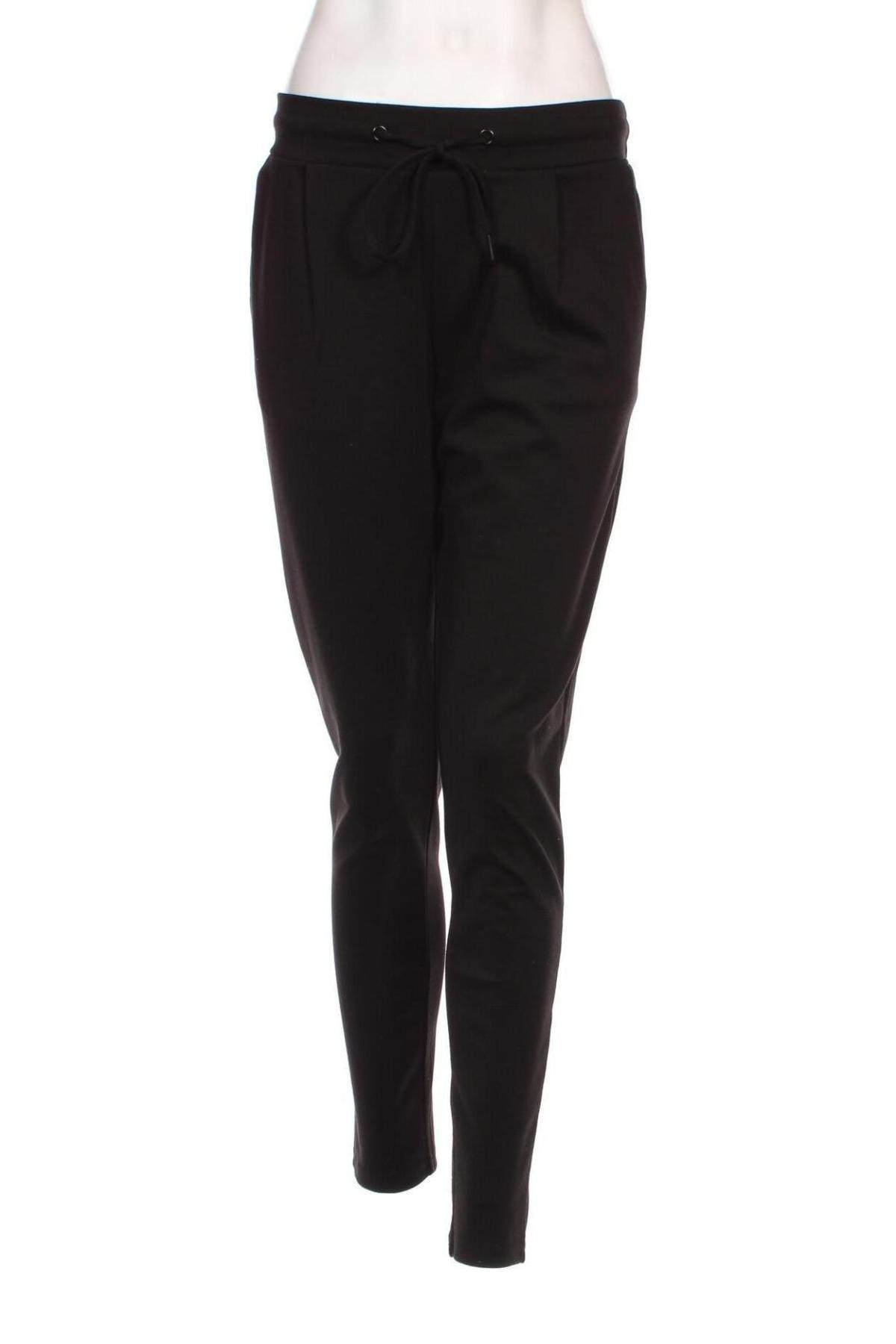 Pantaloni de femei Ichi, Mărime M, Culoare Negru, Preț 286,18 Lei