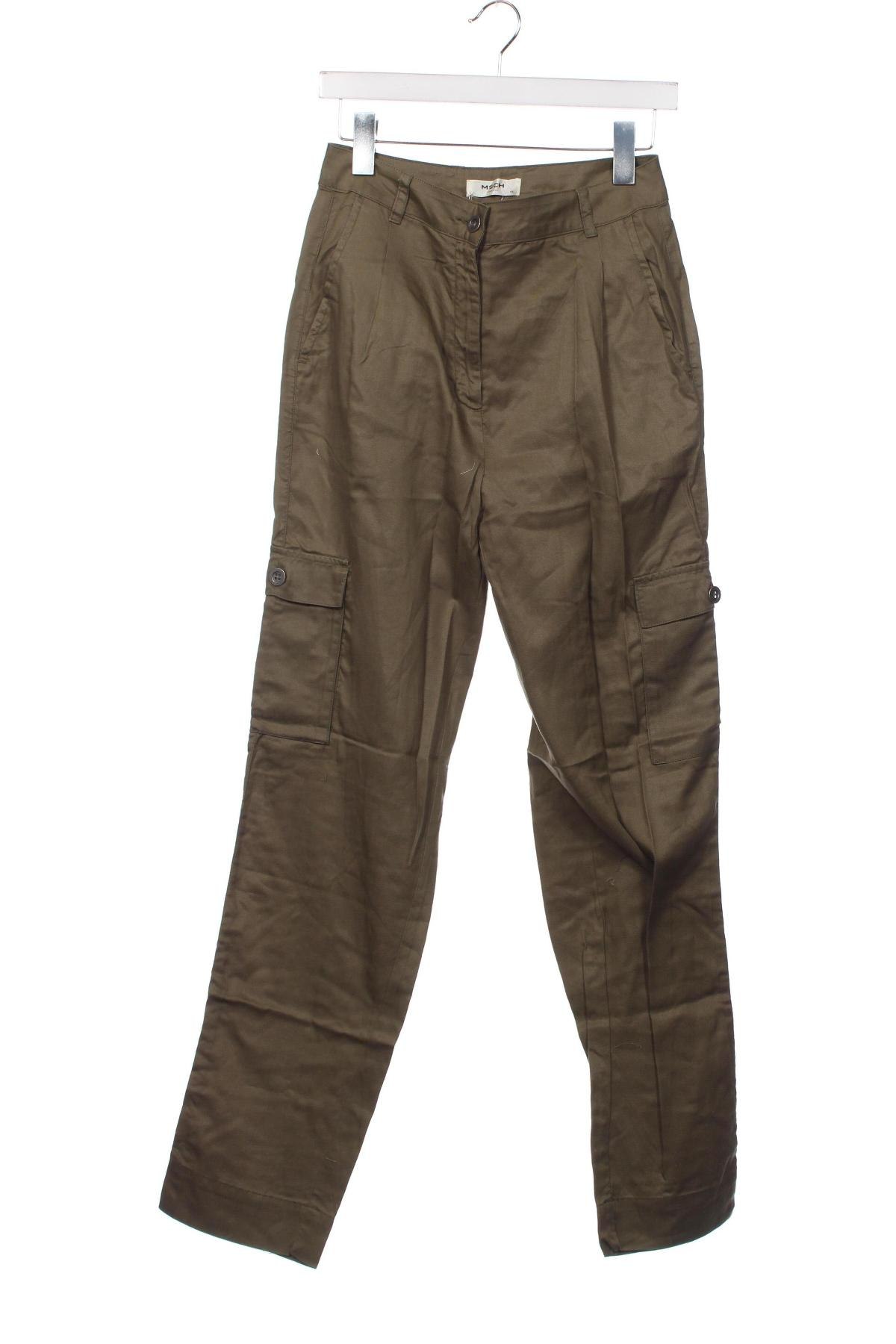 Γυναικείο παντελόνι MSCH, Μέγεθος XS, Χρώμα Πράσινο, Τιμή 10,76 €