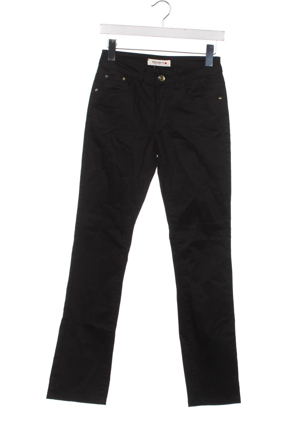 Дамски панталон Miss Cherry, Размер S, Цвят Черен, Цена 5,22 лв.