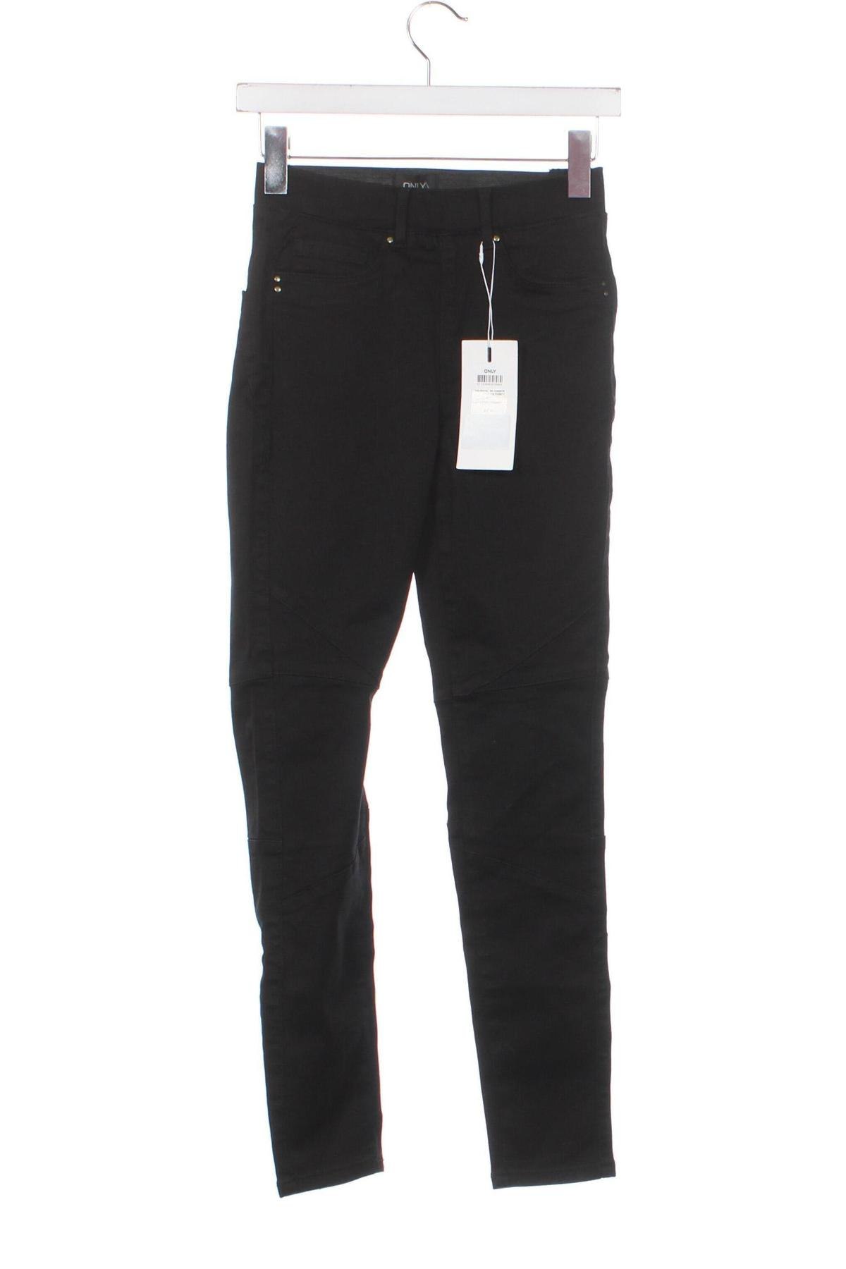 Дамски панталон ONLY, Размер S, Цвят Черен, Цена 15,66 лв.