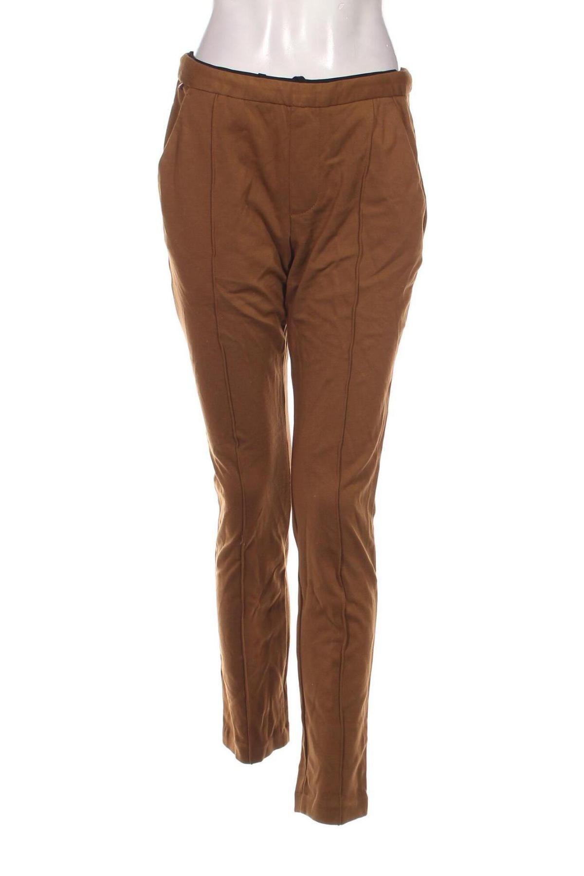 Pantaloni de femei Tommy Hilfiger, Mărime M, Culoare Maro, Preț 628,29 Lei