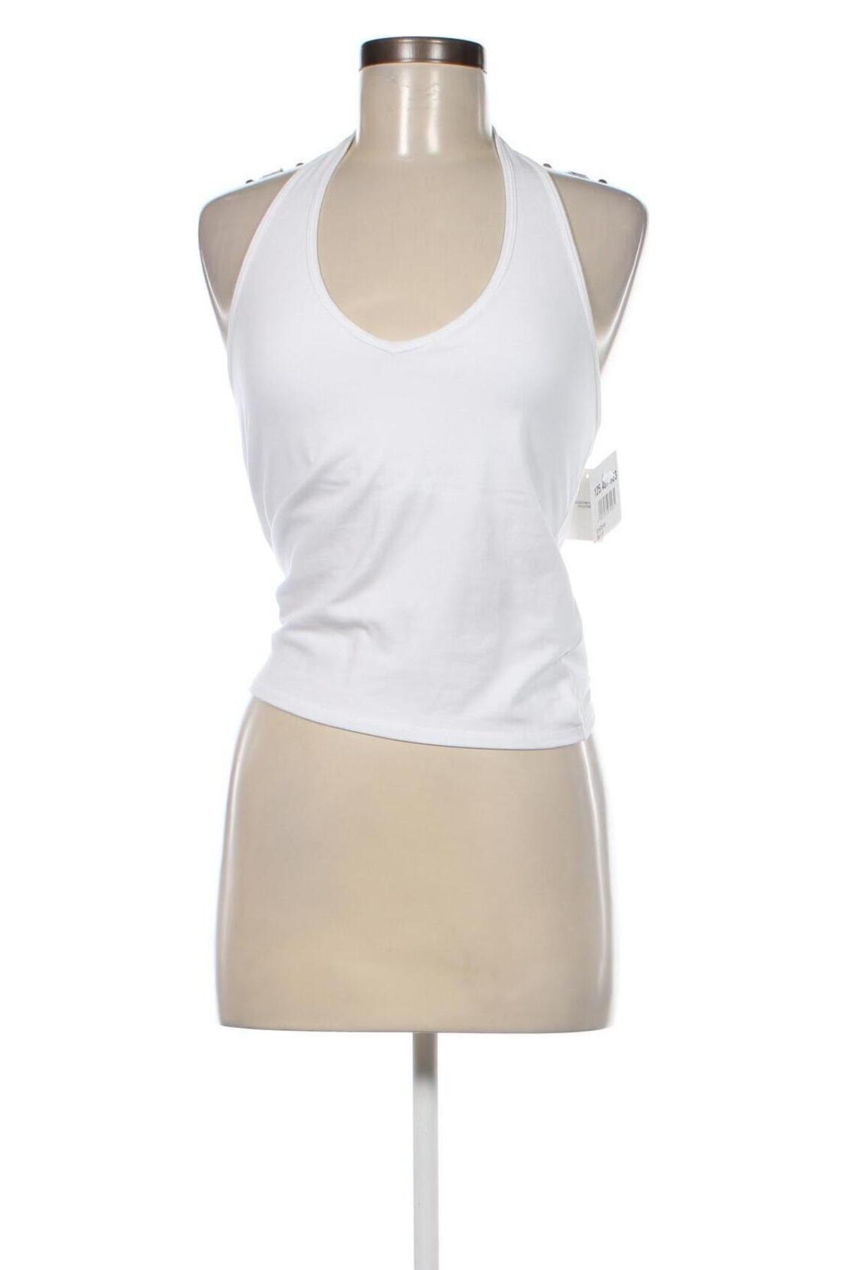 Γυναικείο αμάνικο μπλουζάκι Abercrombie & Fitch, Μέγεθος L, Χρώμα Λευκό, Τιμή 6,58 €