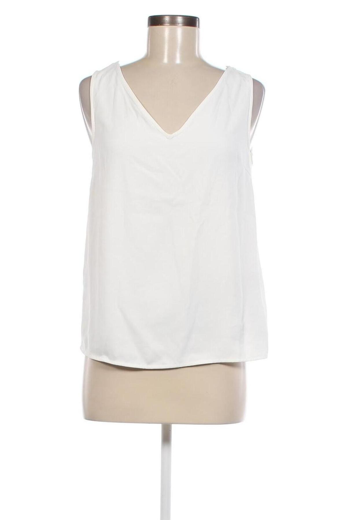 Γυναικείο αμάνικο μπλουζάκι About You, Μέγεθος S, Χρώμα Λευκό, Τιμή 6,12 €