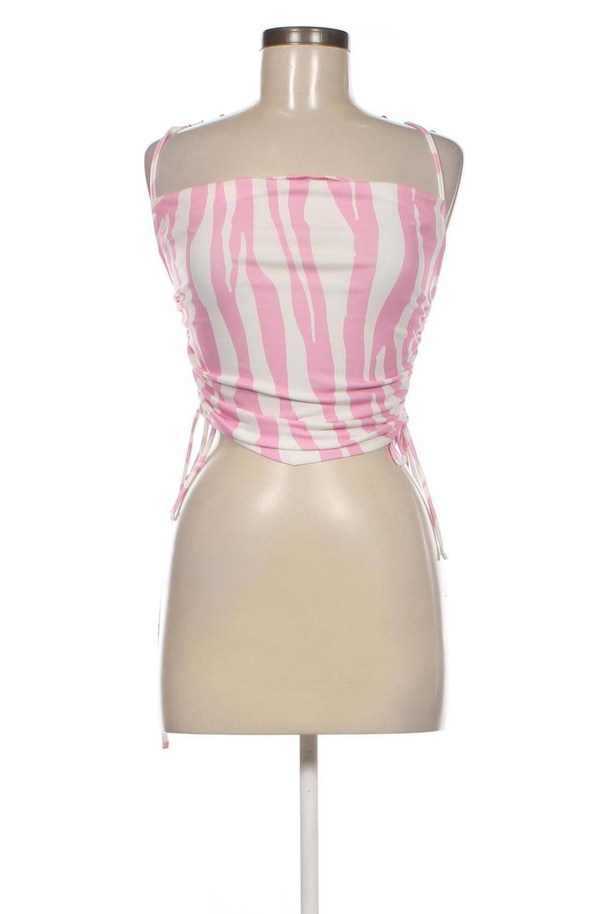 Γυναικείο αμάνικο μπλουζάκι Bershka, Μέγεθος S, Χρώμα Ρόζ , Τιμή 10,82 €