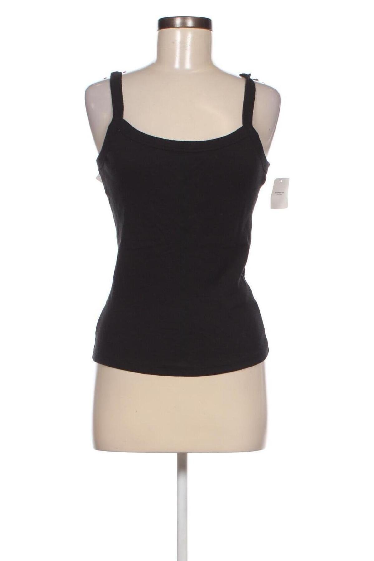 Γυναικείο αμάνικο μπλουζάκι Hollister, Μέγεθος L, Χρώμα Μαύρο, Τιμή 14,95 €