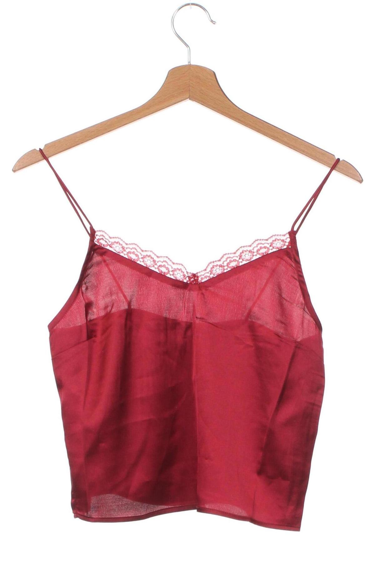 Γυναικείο αμάνικο μπλουζάκι Jennyfer, Μέγεθος XS, Χρώμα Κόκκινο, Τιμή 4,87 €