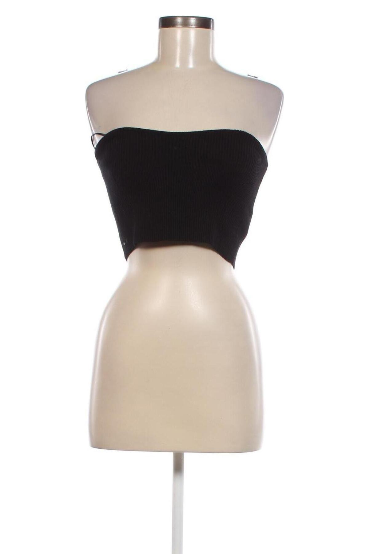 Γυναικείο αμάνικο μπλουζάκι Jennyfer, Μέγεθος L, Χρώμα Μαύρο, Τιμή 7,90 €