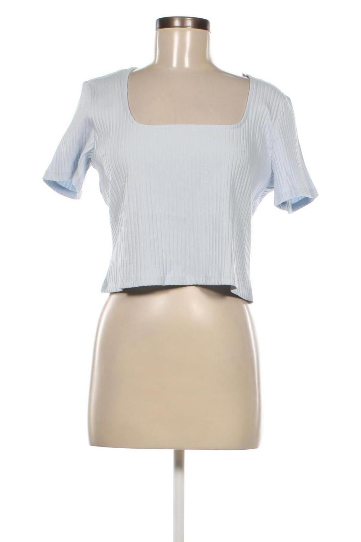 Γυναικείο αμάνικο μπλουζάκι Monki, Μέγεθος XL, Χρώμα Μπλέ, Τιμή 6,66 €