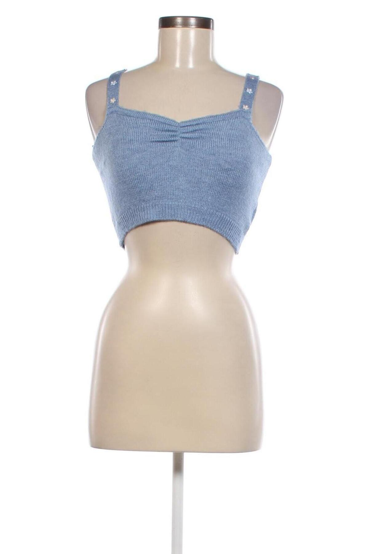 Γυναικείο αμάνικο μπλουζάκι Pimkie, Μέγεθος M, Χρώμα Μπλέ, Τιμή 7,25 €