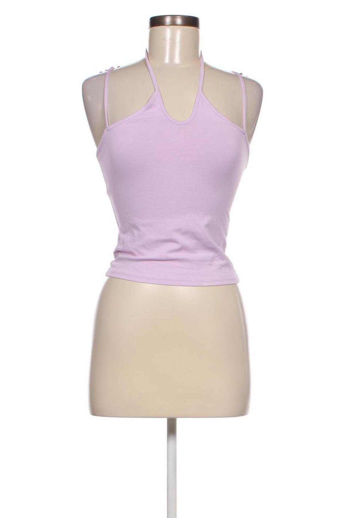 Γυναικείο αμάνικο μπλουζάκι Tally Weijl, Μέγεθος M, Χρώμα Βιολετί, Τιμή 4,98 €