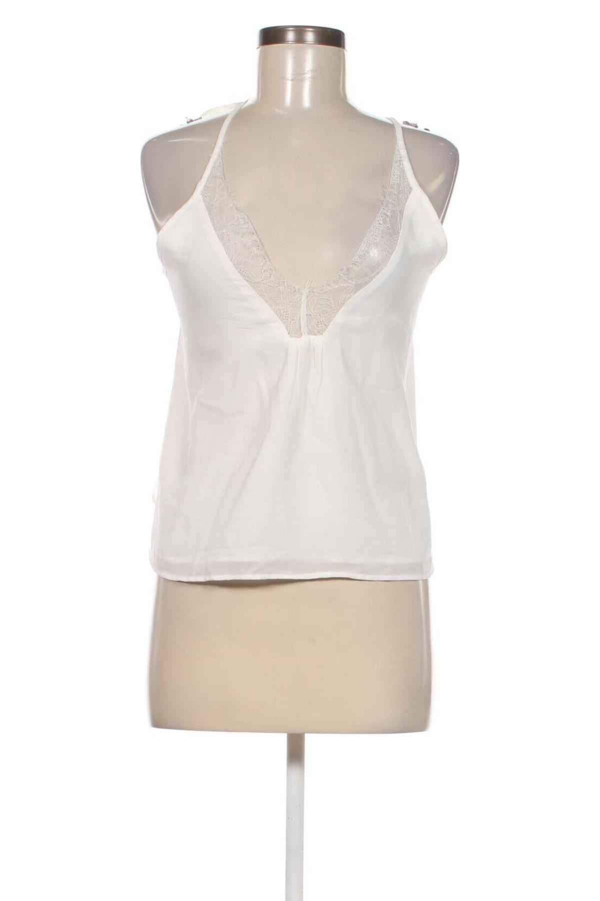 Γυναικείο αμάνικο μπλουζάκι Tally Weijl, Μέγεθος M, Χρώμα Λευκό, Τιμή 6,71 €