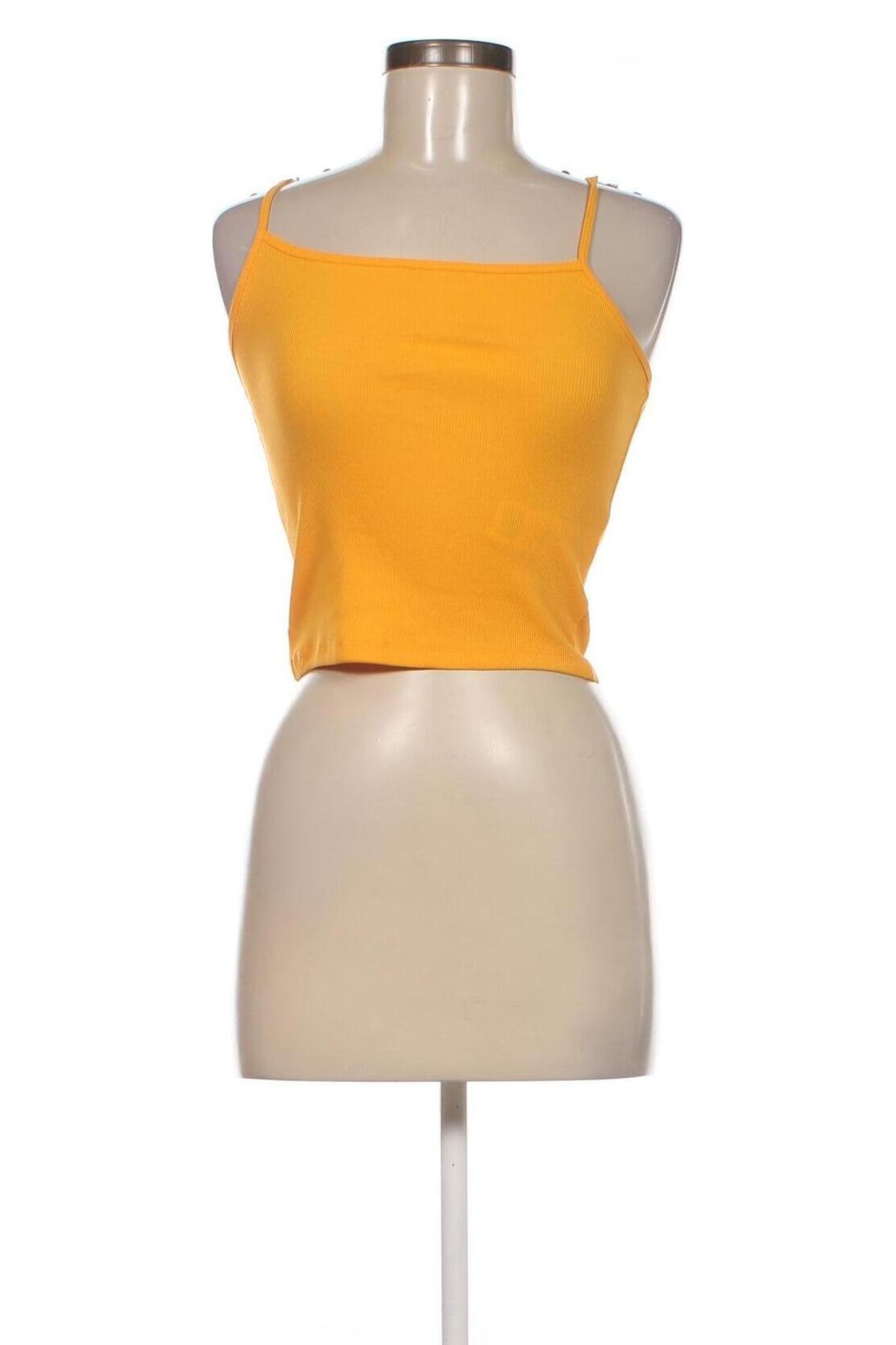 Γυναικείο αμάνικο μπλουζάκι Tally Weijl, Μέγεθος M, Χρώμα Πορτοκαλί, Τιμή 7,03 €
