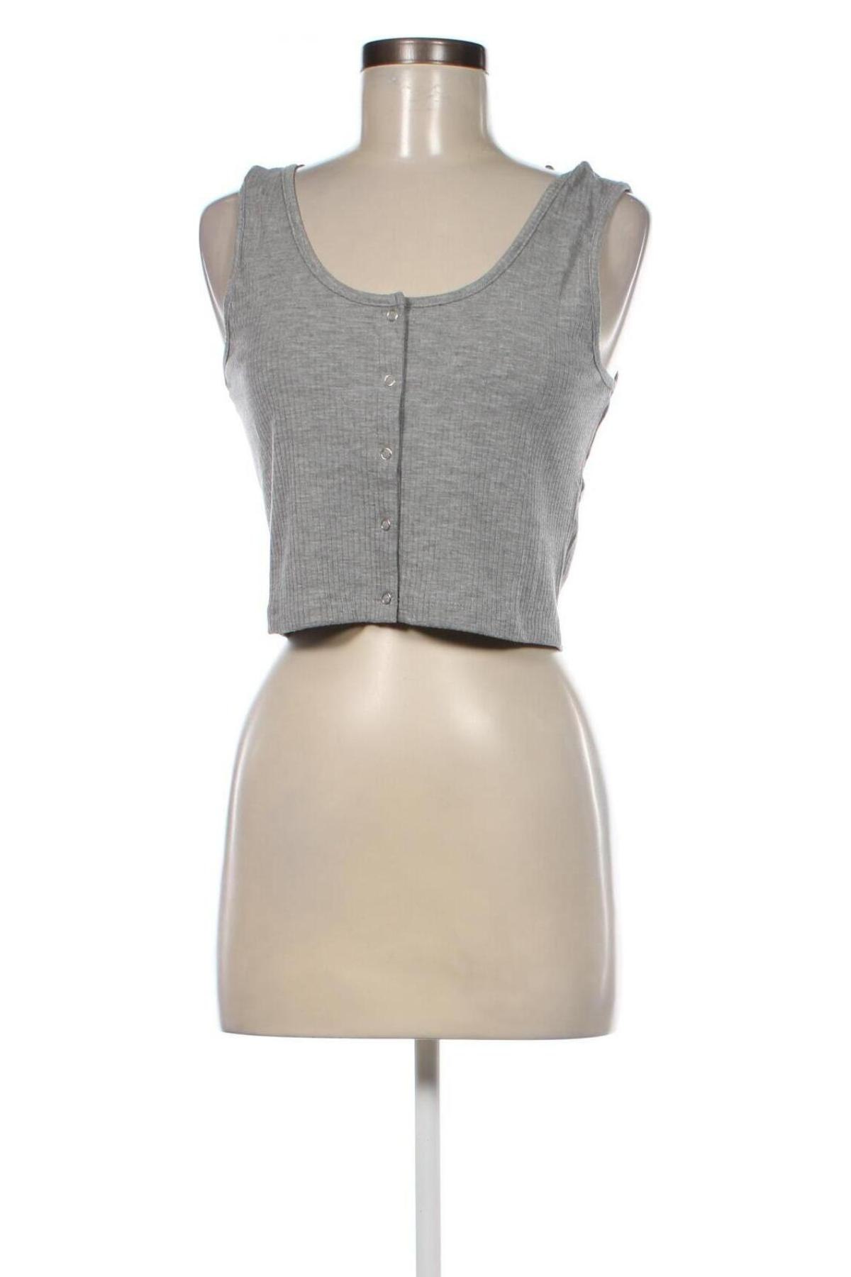 Γυναικείο αμάνικο μπλουζάκι Trendyol, Μέγεθος M, Χρώμα Γκρί, Τιμή 6,88 €