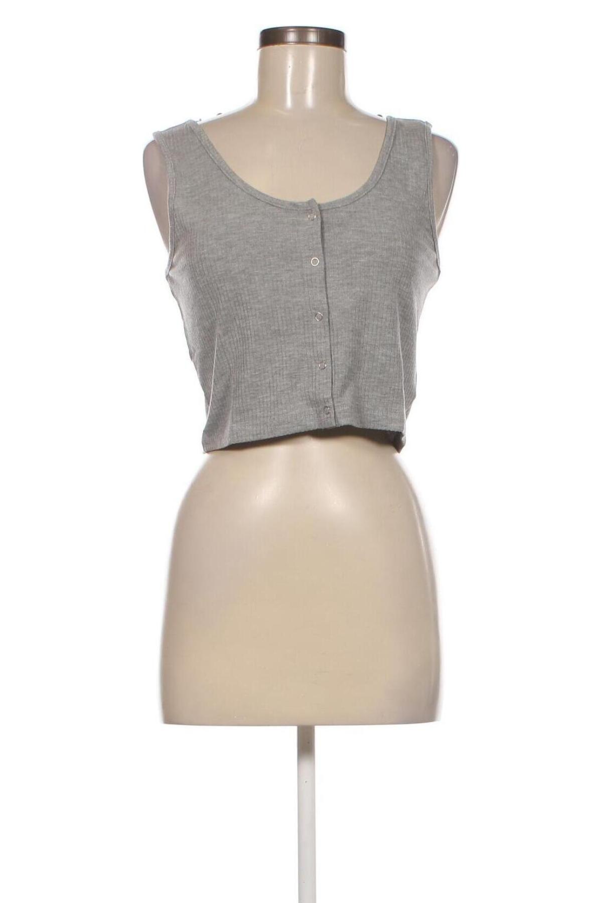 Γυναικείο αμάνικο μπλουζάκι Trendyol, Μέγεθος M, Χρώμα Γκρί, Τιμή 5,83 €