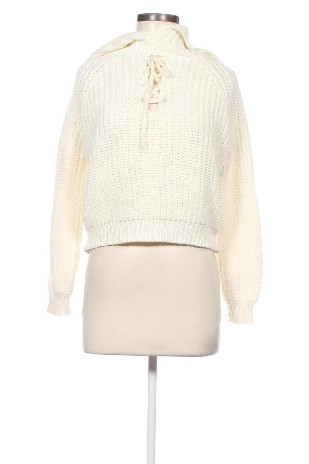 Дамски пуловер, Размер M, Цвят Екрю, Цена 7,25 лв.