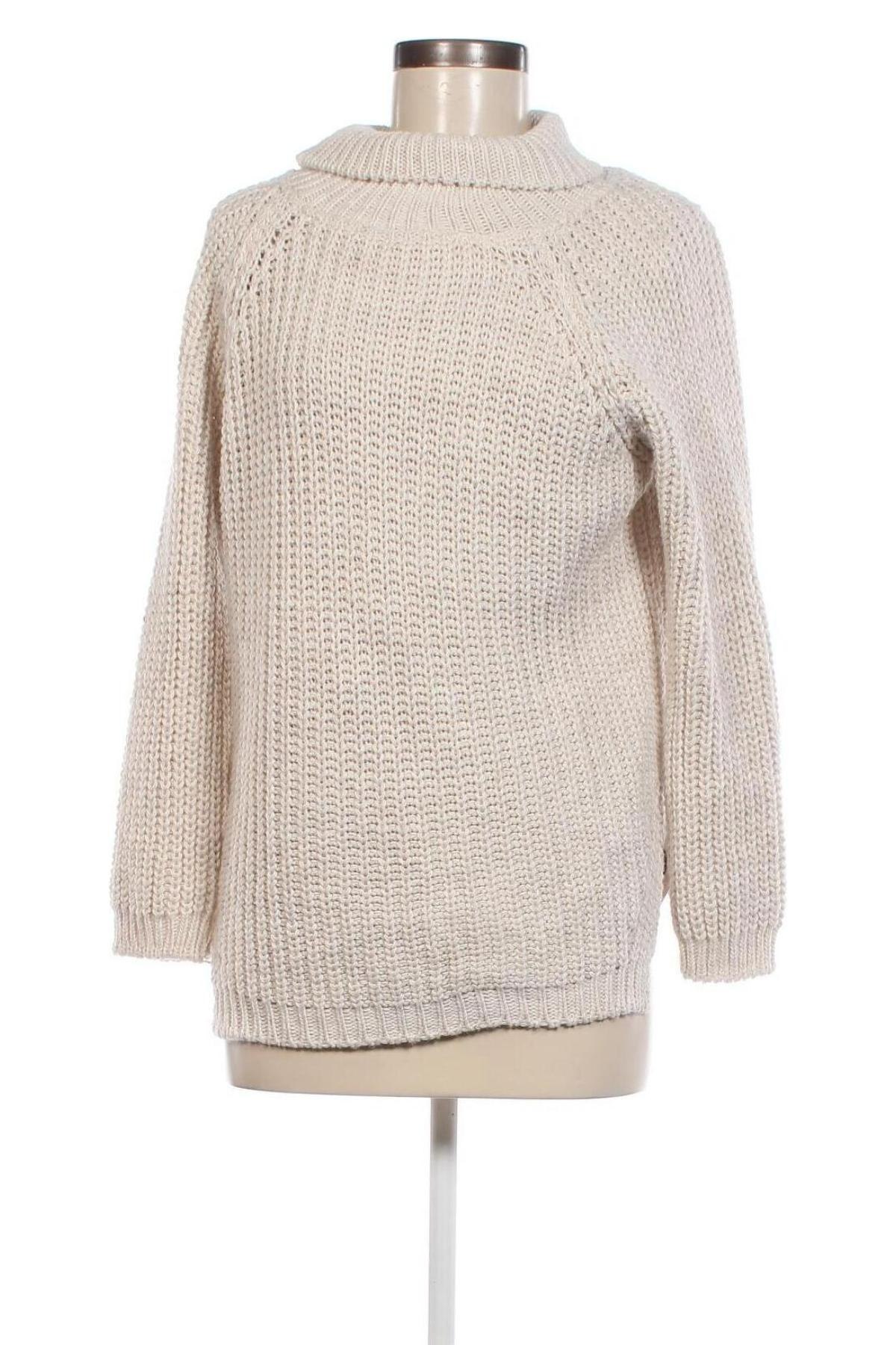 Дамски пуловер, Размер M, Цвят Екрю, Цена 7,54 лв.