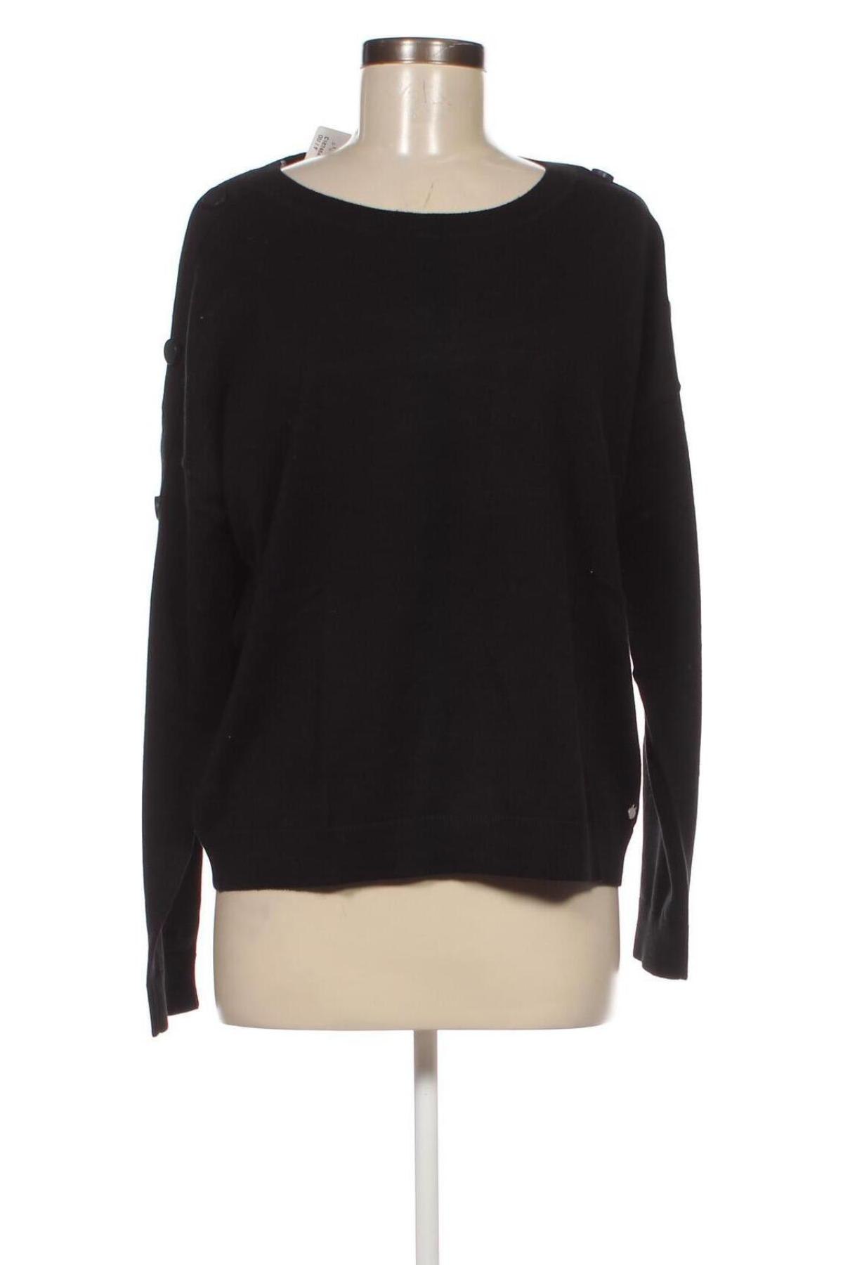 Γυναικείο πουλόβερ Ajc, Μέγεθος M, Χρώμα Μαύρο, Τιμή 7,82 €