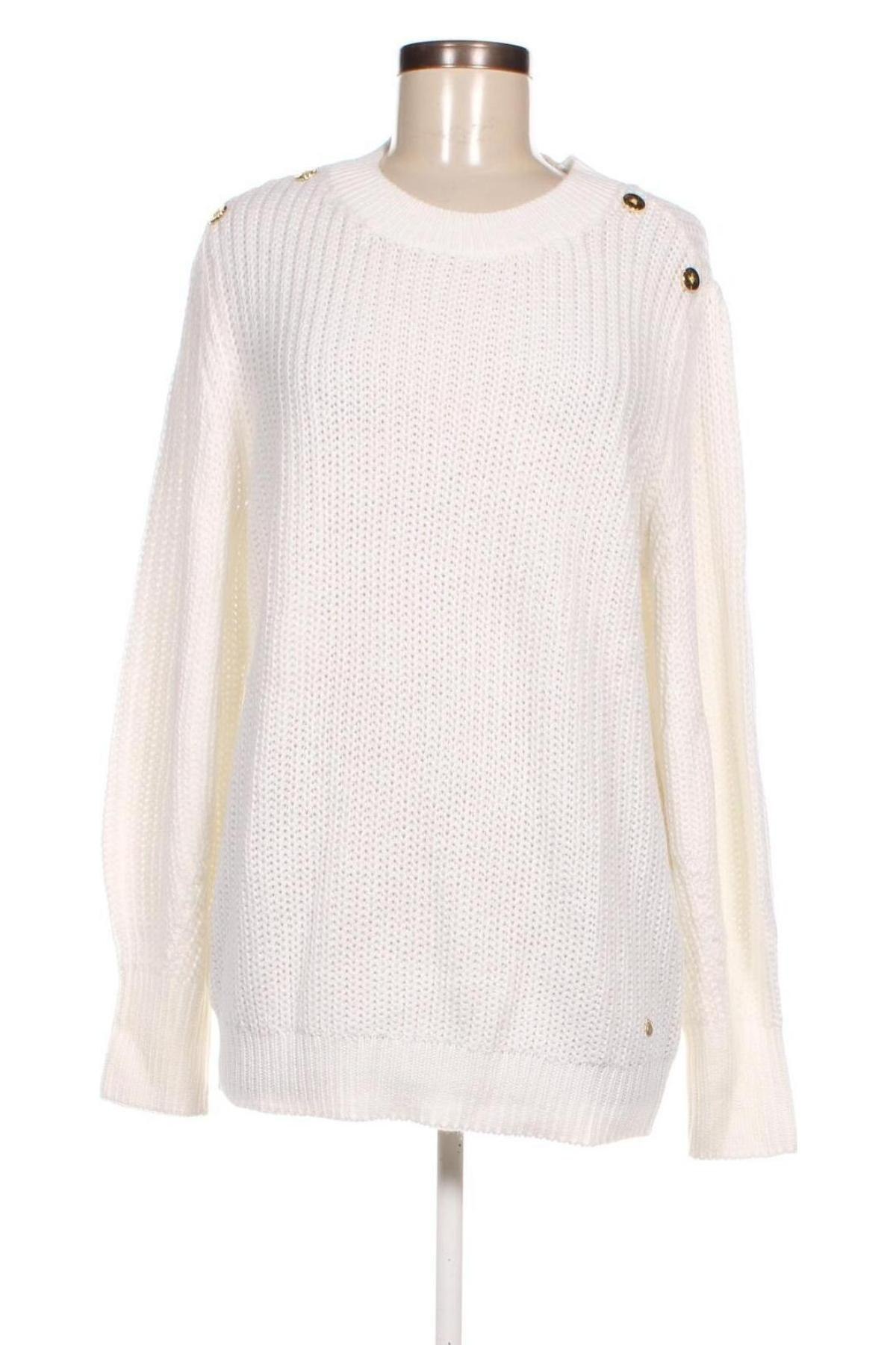Дамски пуловер Ajc, Размер M, Цвят Бял, Цена 15,18 лв.