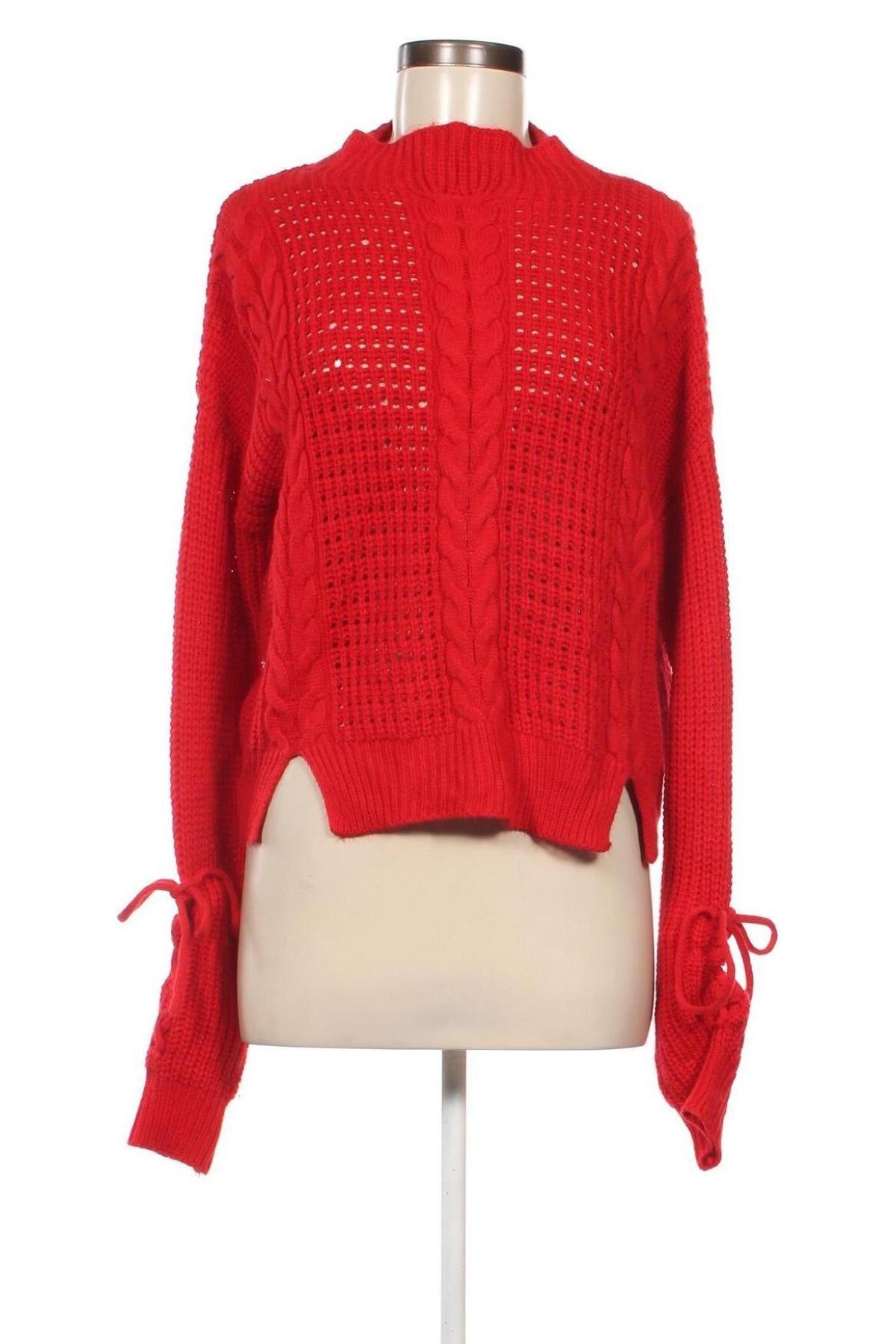 Дамски пуловер Almost Famous, Размер M, Цвят Червен, Цена 8,70 лв.