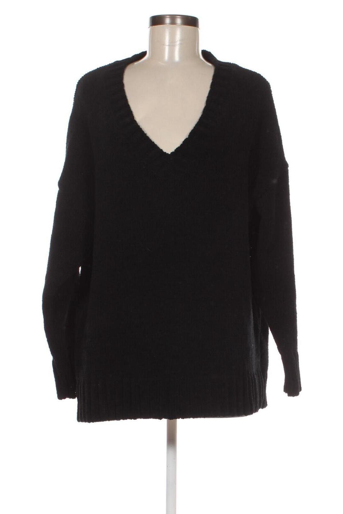 Дамски пуловер Bershka, Размер XS, Цвят Черен, Цена 7,25 лв.