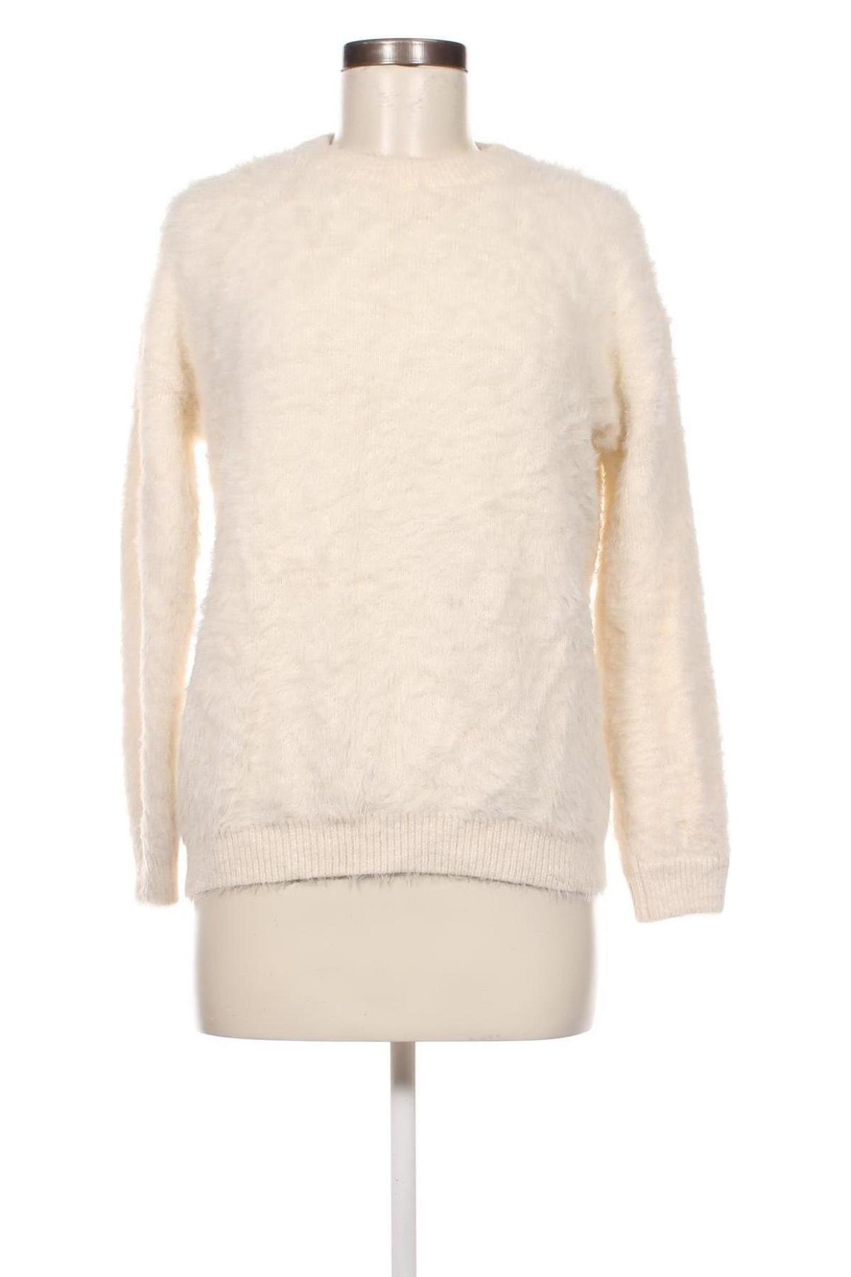 Дамски пуловер Bershka, Размер XS, Цвят Екрю, Цена 8,70 лв.