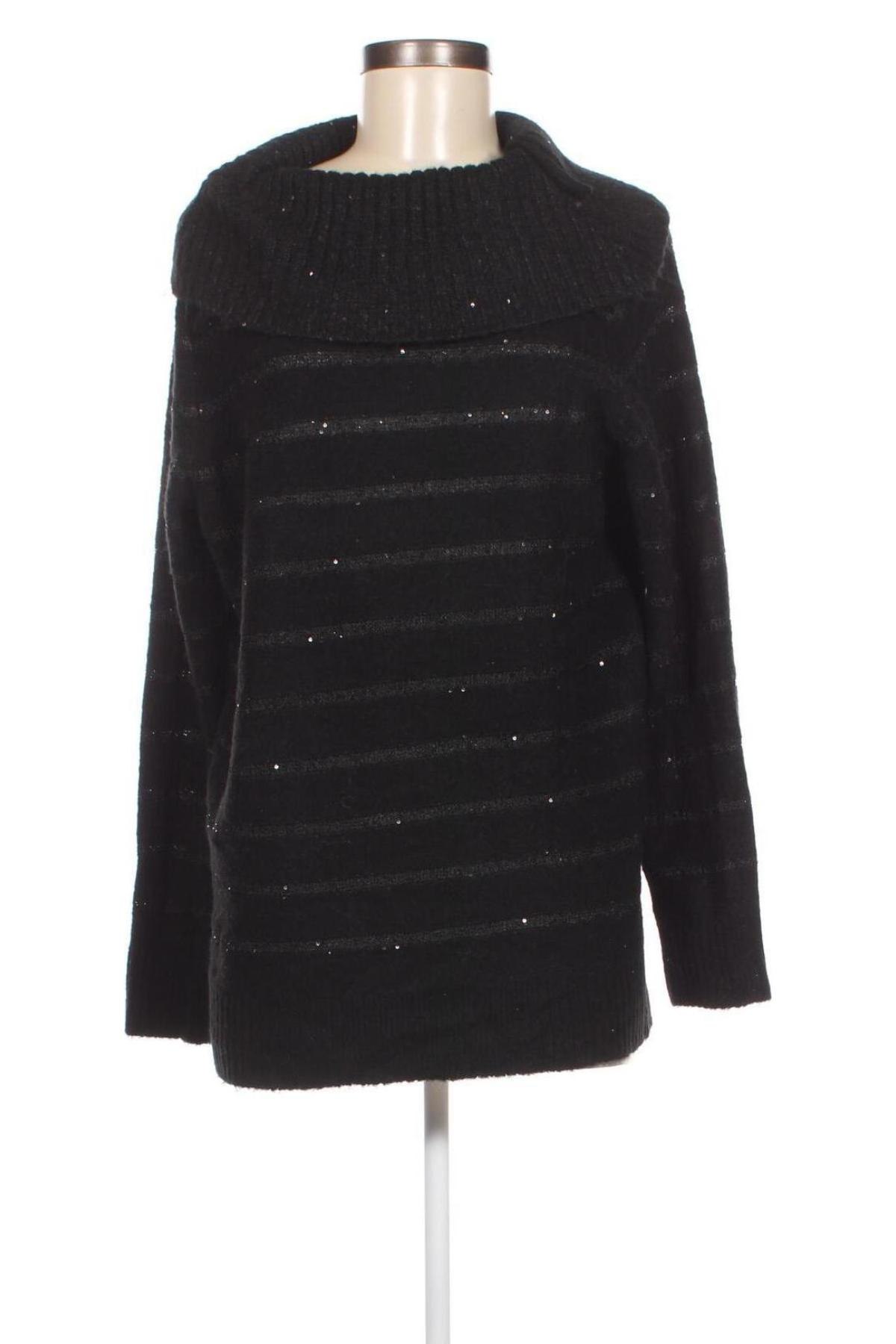 Дамски пуловер Canda, Размер M, Цвят Черен, Цена 8,99 лв.