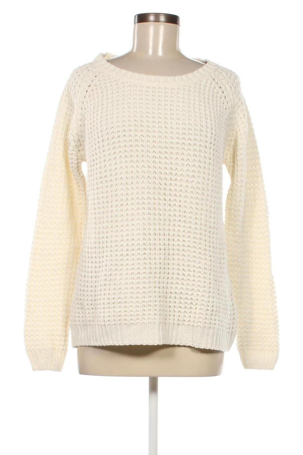 Дамски пуловер Colours, Размер L, Цвят Бял, Цена 7,83 лв.