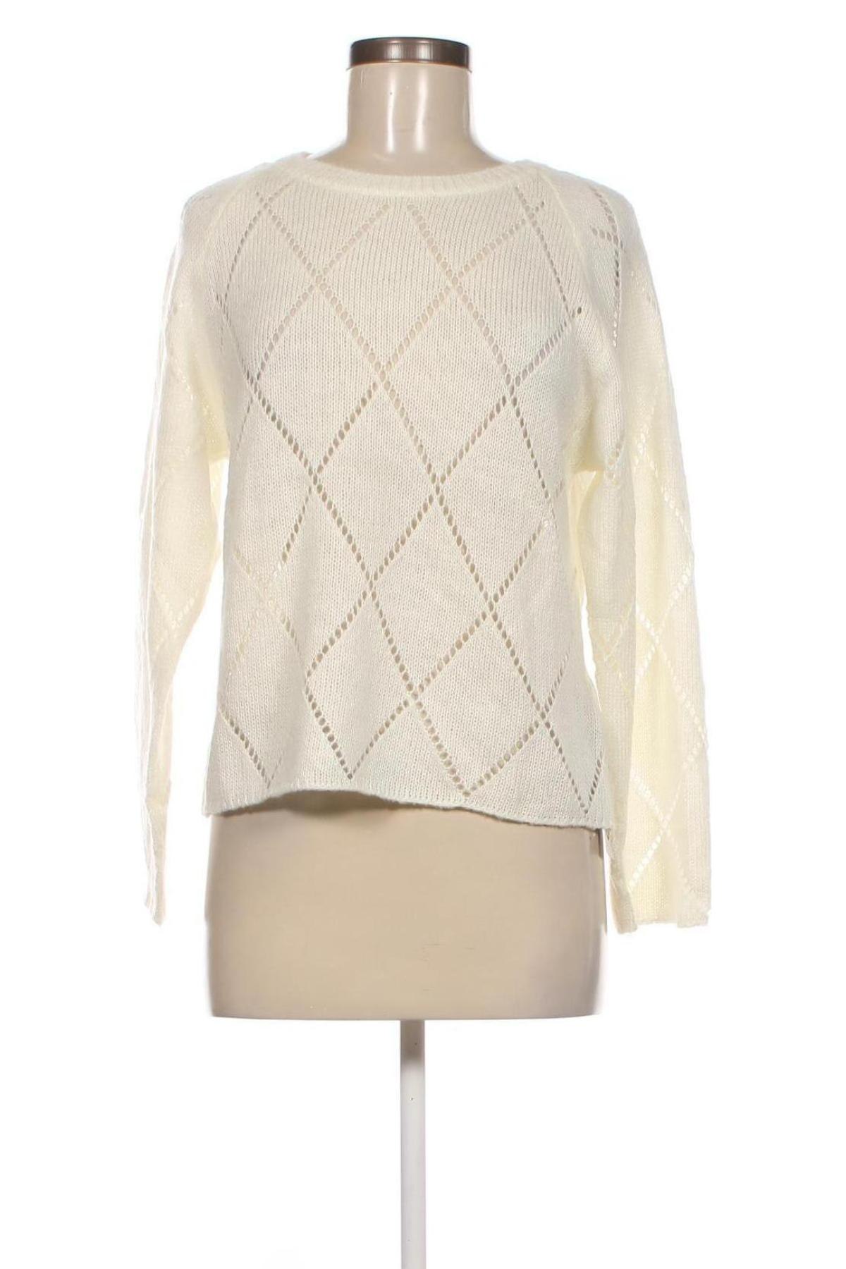 Γυναικείο πουλόβερ DAZY, Μέγεθος S, Χρώμα Λευκό, Τιμή 5,38 €