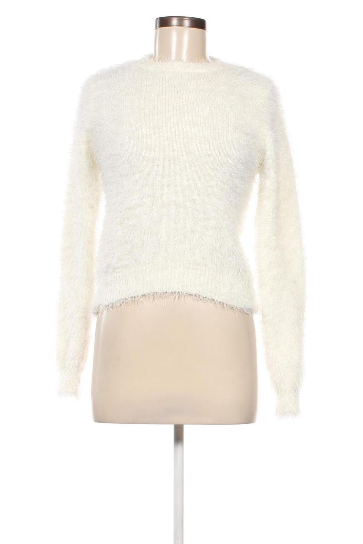 Γυναικείο πουλόβερ Fb Sister, Μέγεθος S, Χρώμα Λευκό, Τιμή 4,49 €