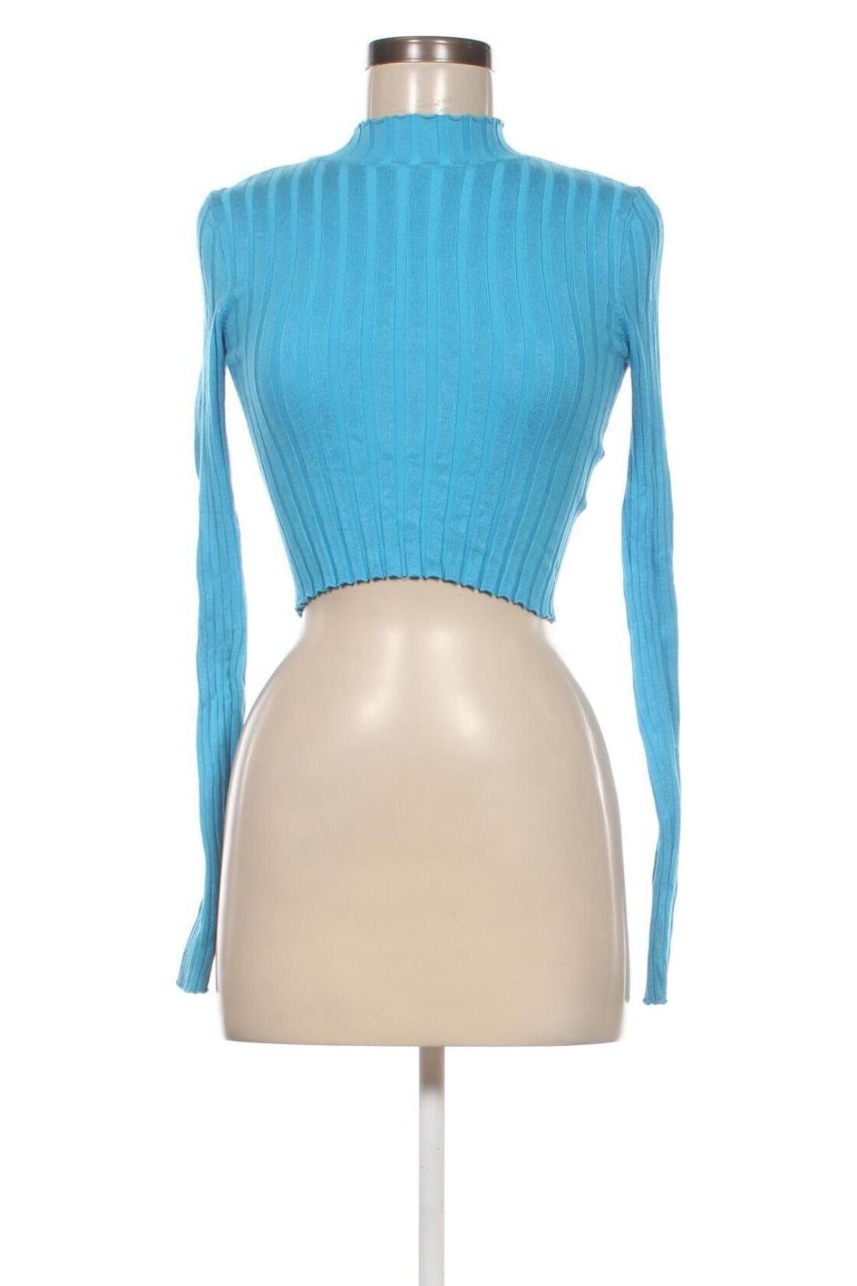 Дамски пуловер Fb Sister, Размер M, Цвят Син, Цена 9,28 лв.