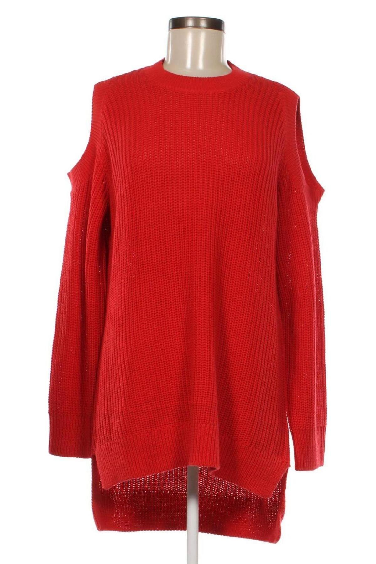 Дамски пуловер Flash Lights, Размер L, Цвят Червен, Цена 16,10 лв.