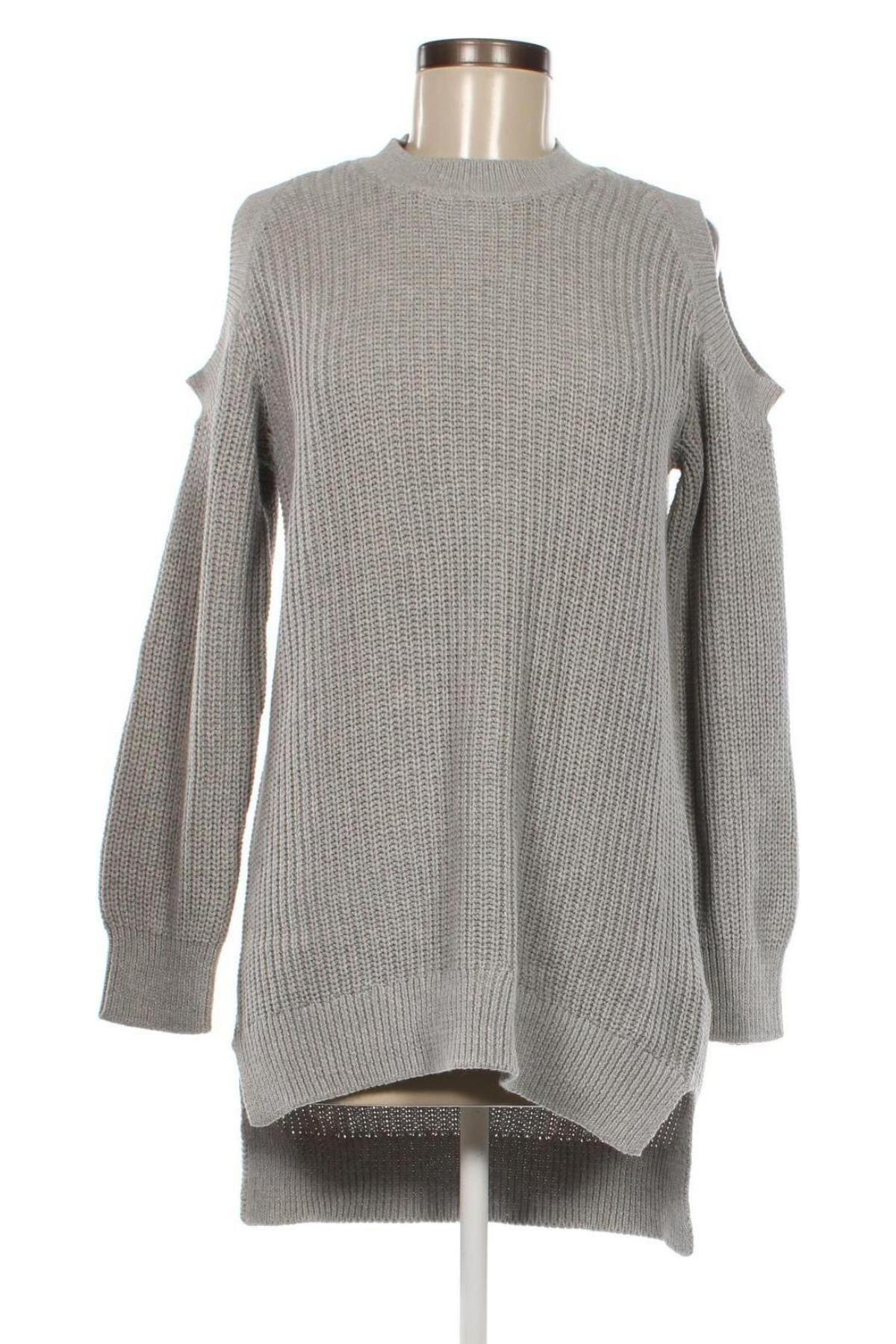 Γυναικείο πουλόβερ Flash Lights, Μέγεθος S, Χρώμα Γκρί, Τιμή 7,59 €