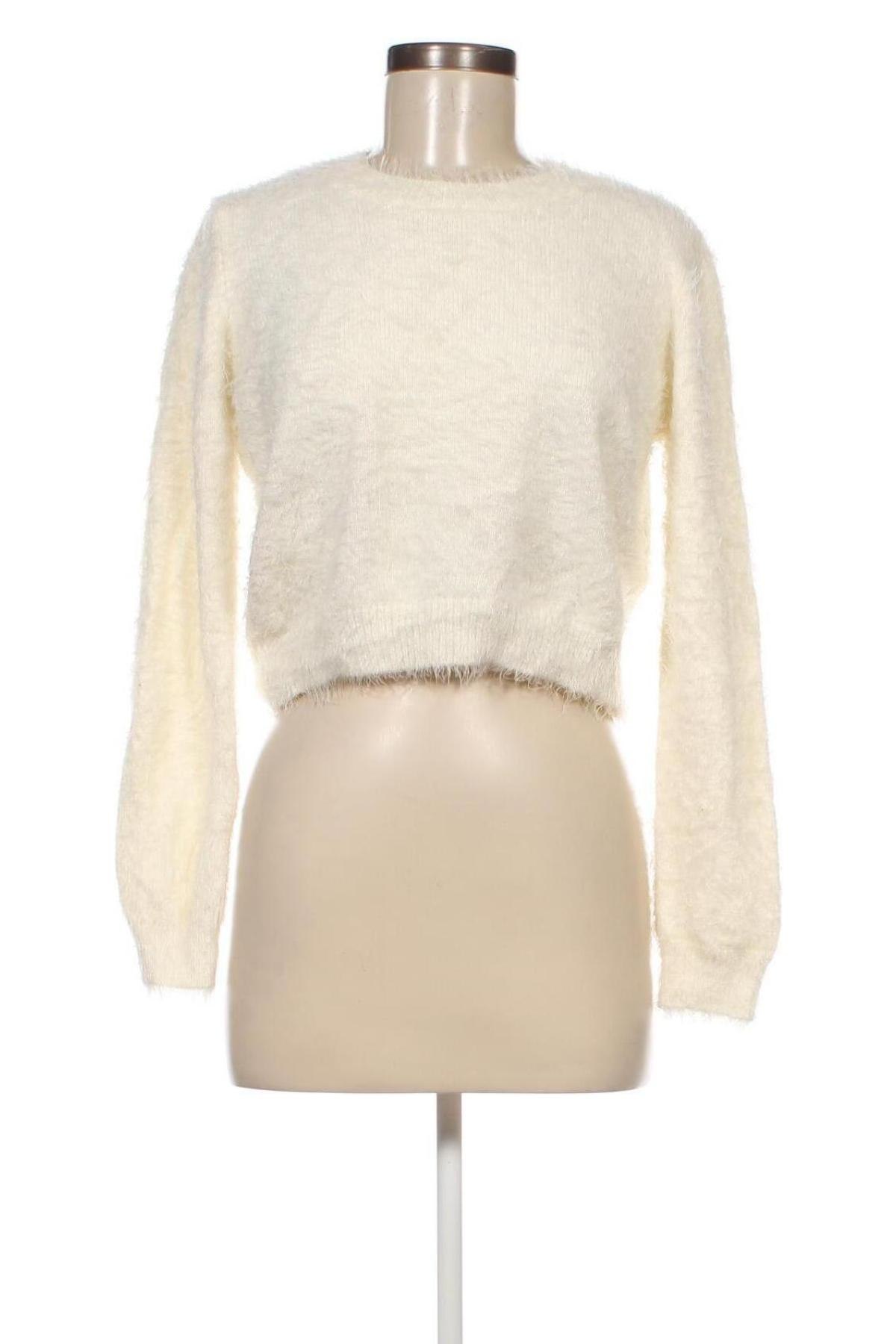 Дамски пуловер Forever 21, Размер L, Цвят Бял, Цена 8,00 лв.