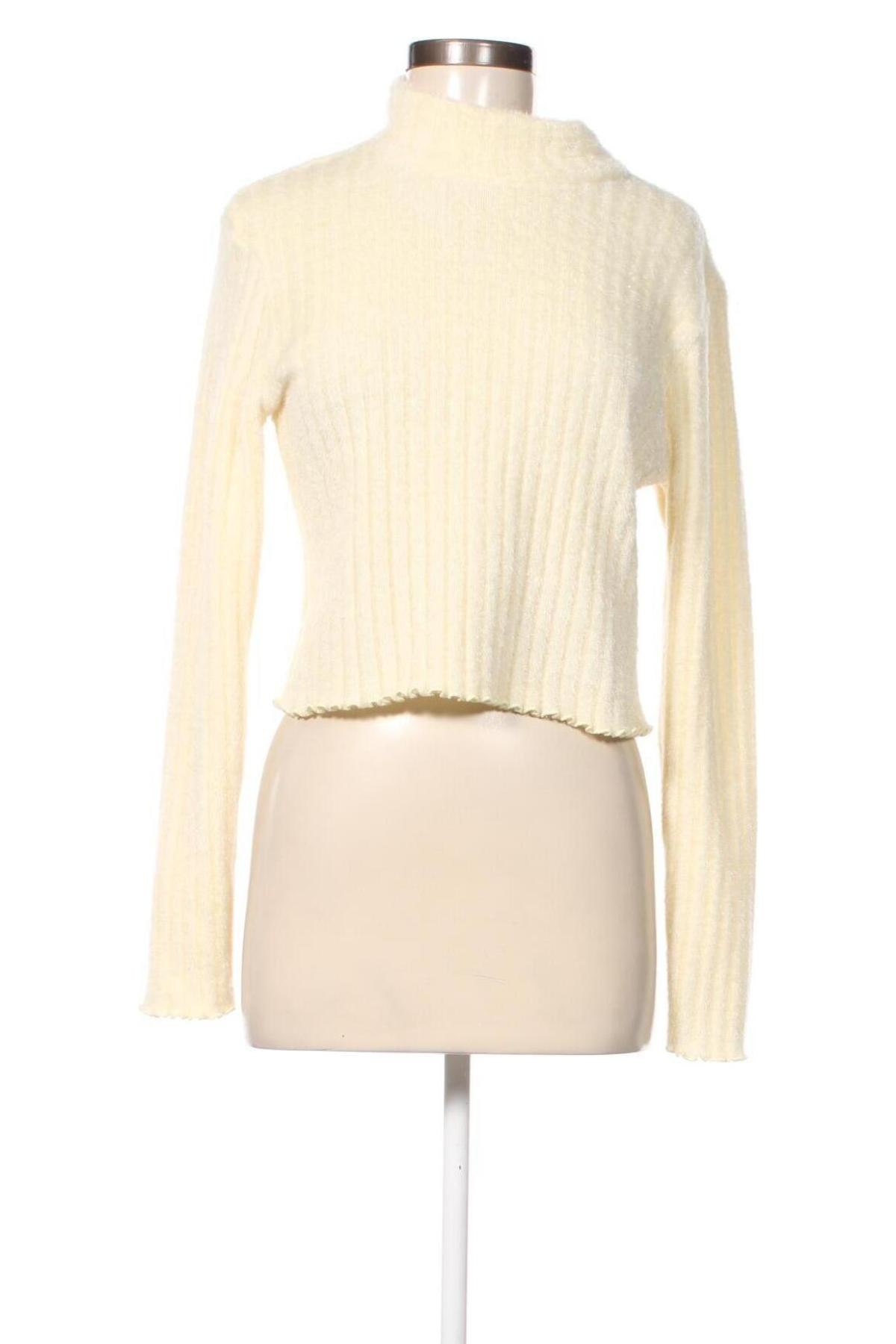 Дамски пуловер Gina Tricot, Размер L, Цвят Жълт, Цена 17,82 лв.