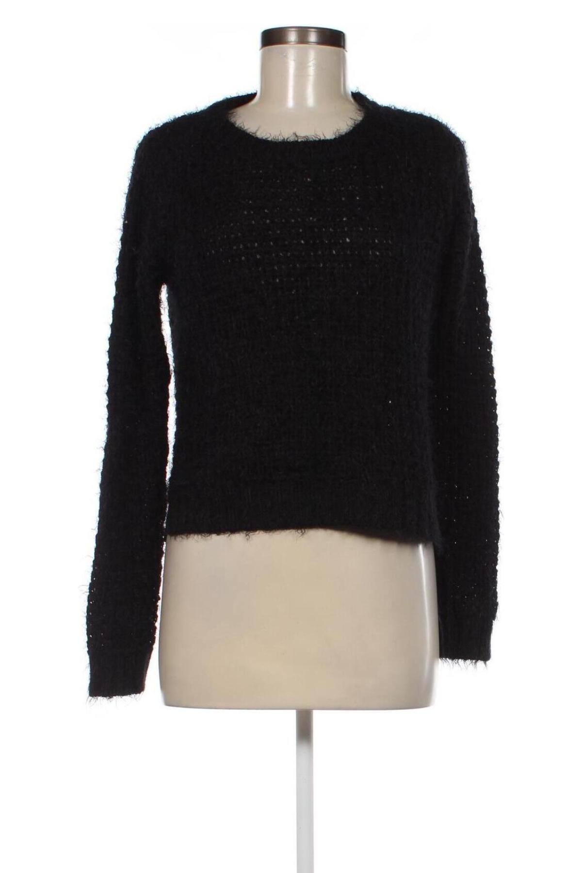 Дамски пуловер Gina Tricot, Размер M, Цвят Черен, Цена 7,20 лв.