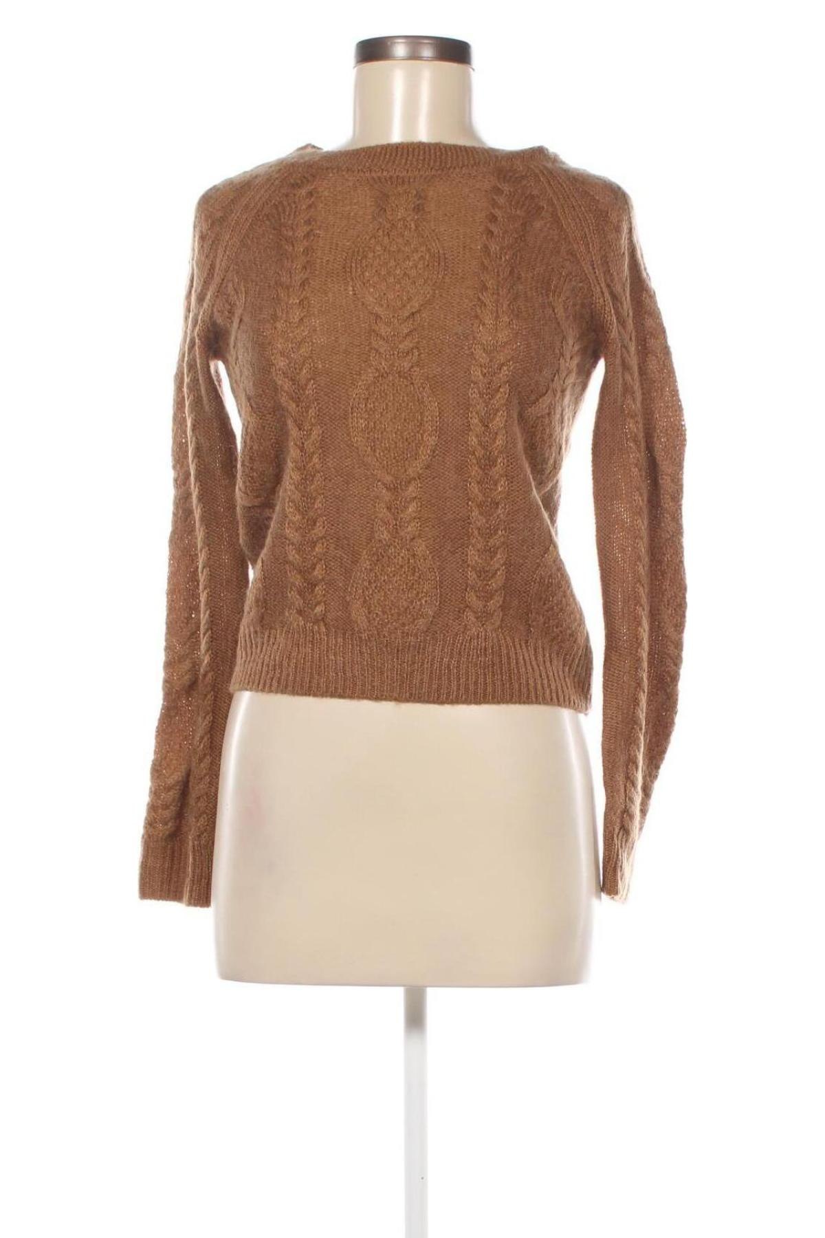 Damski sweter H&M, Rozmiar XS, Kolor Brązowy, Cena 27,83 zł