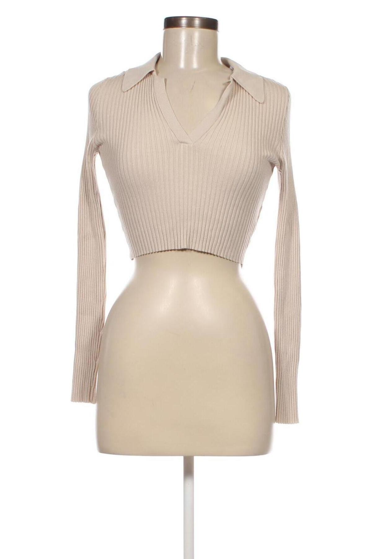 Damenpullover H&M Divided, Größe S, Farbe Beige, Preis 7,06 €