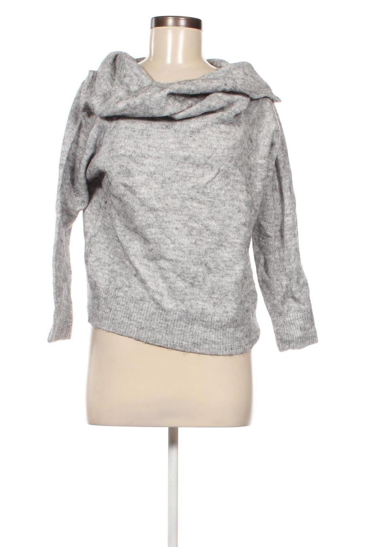 Дамски пуловер H&M Divided, Размер M, Цвят Сив, Цена 7,83 лв.