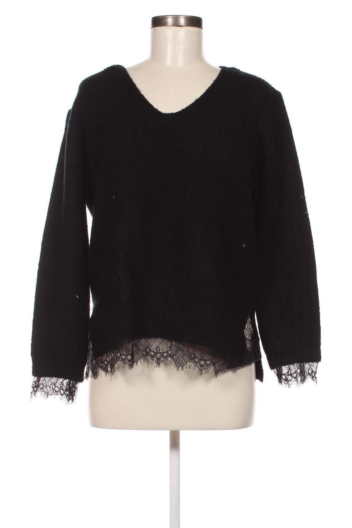 Дамски пуловер Irl, Размер L, Цвят Черен, Цена 15,64 лв.