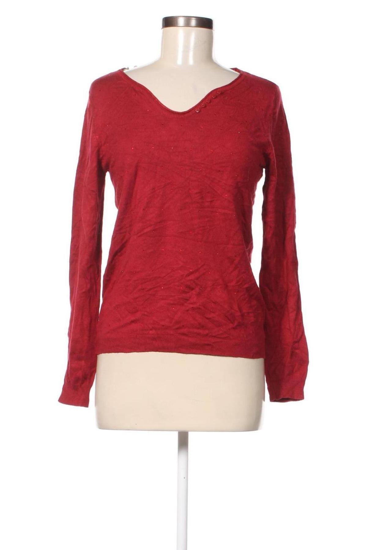 Γυναικείο πουλόβερ Iwie, Μέγεθος M, Χρώμα Κόκκινο, Τιμή 7,36 €