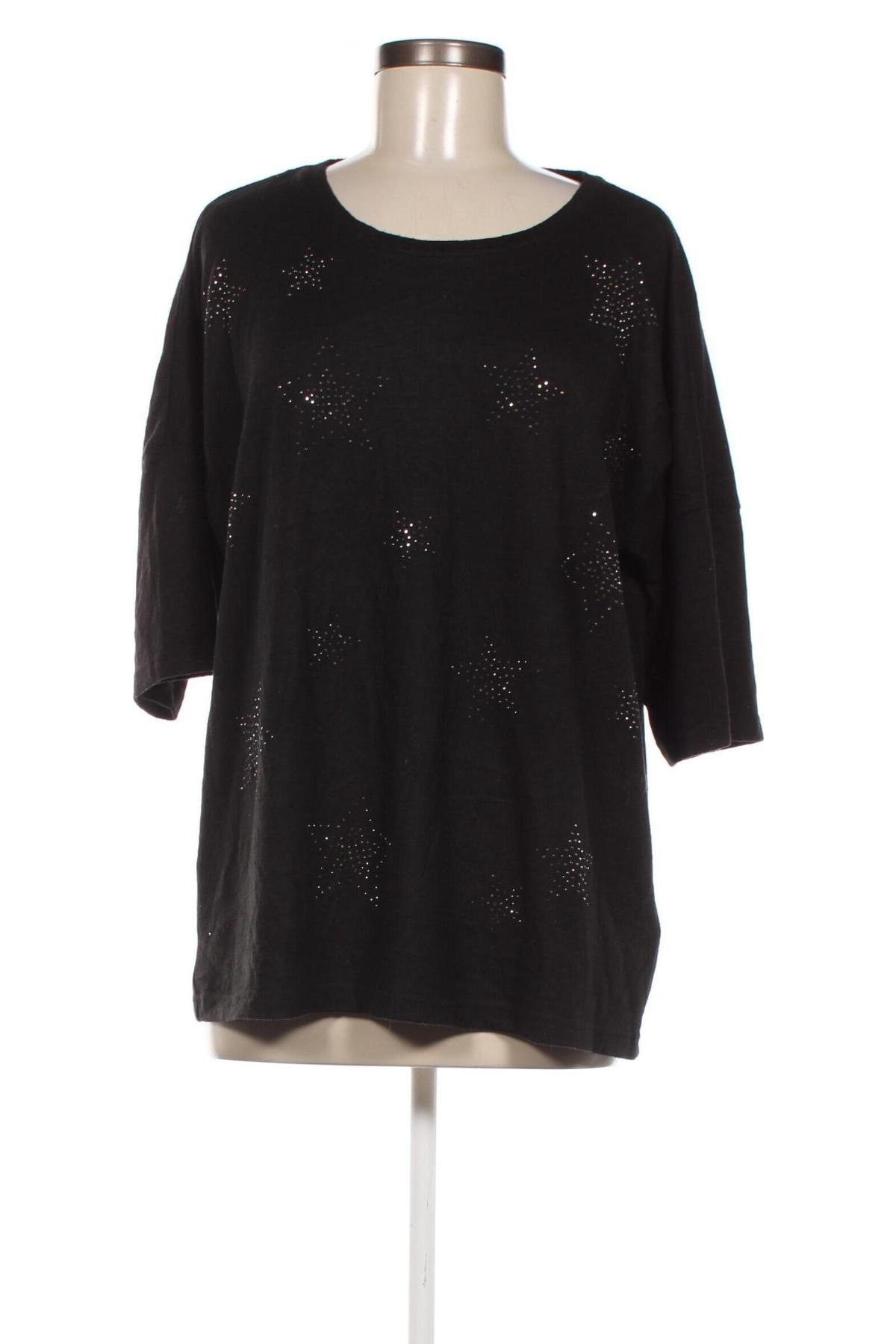 Дамски пуловер Jean Pascale, Размер L, Цвят Черен, Цена 8,70 лв.