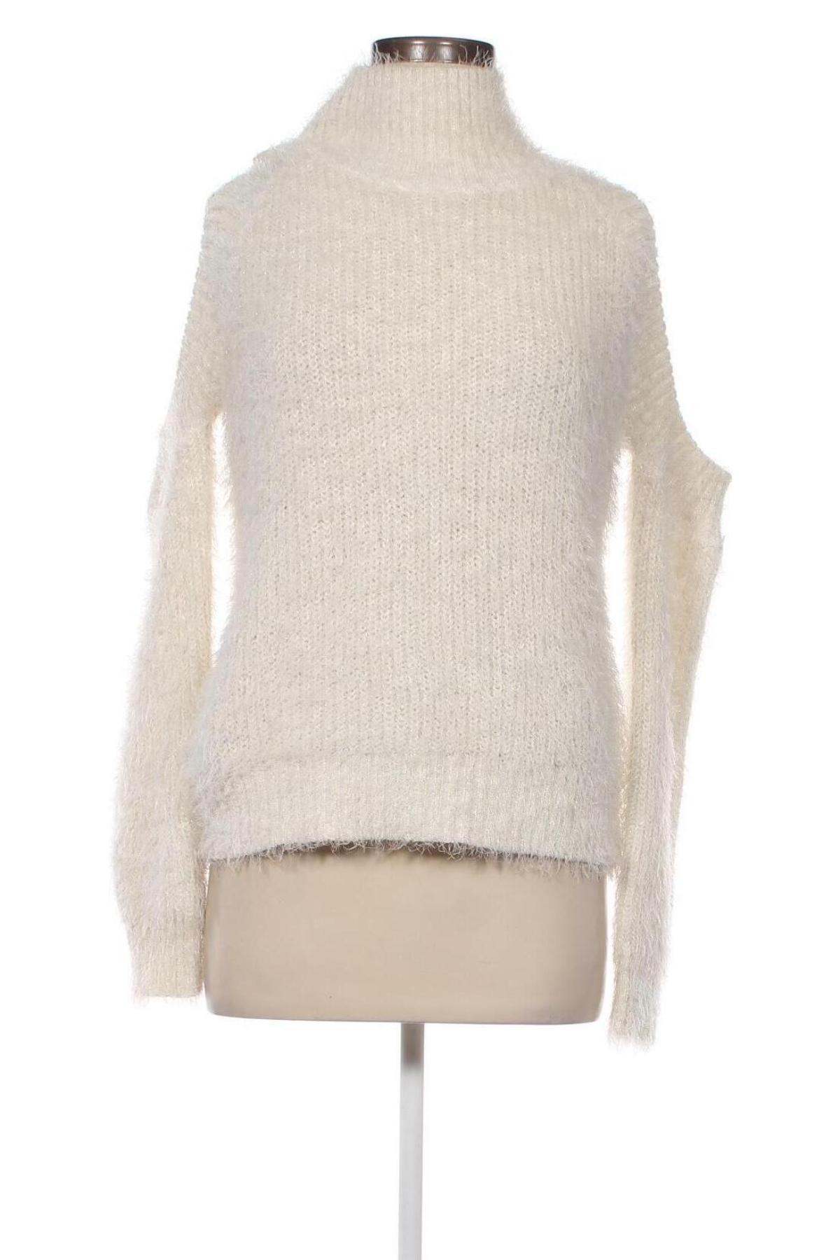 Дамски пуловер Jennyfer, Размер L, Цвят Бял, Цена 8,70 лв.