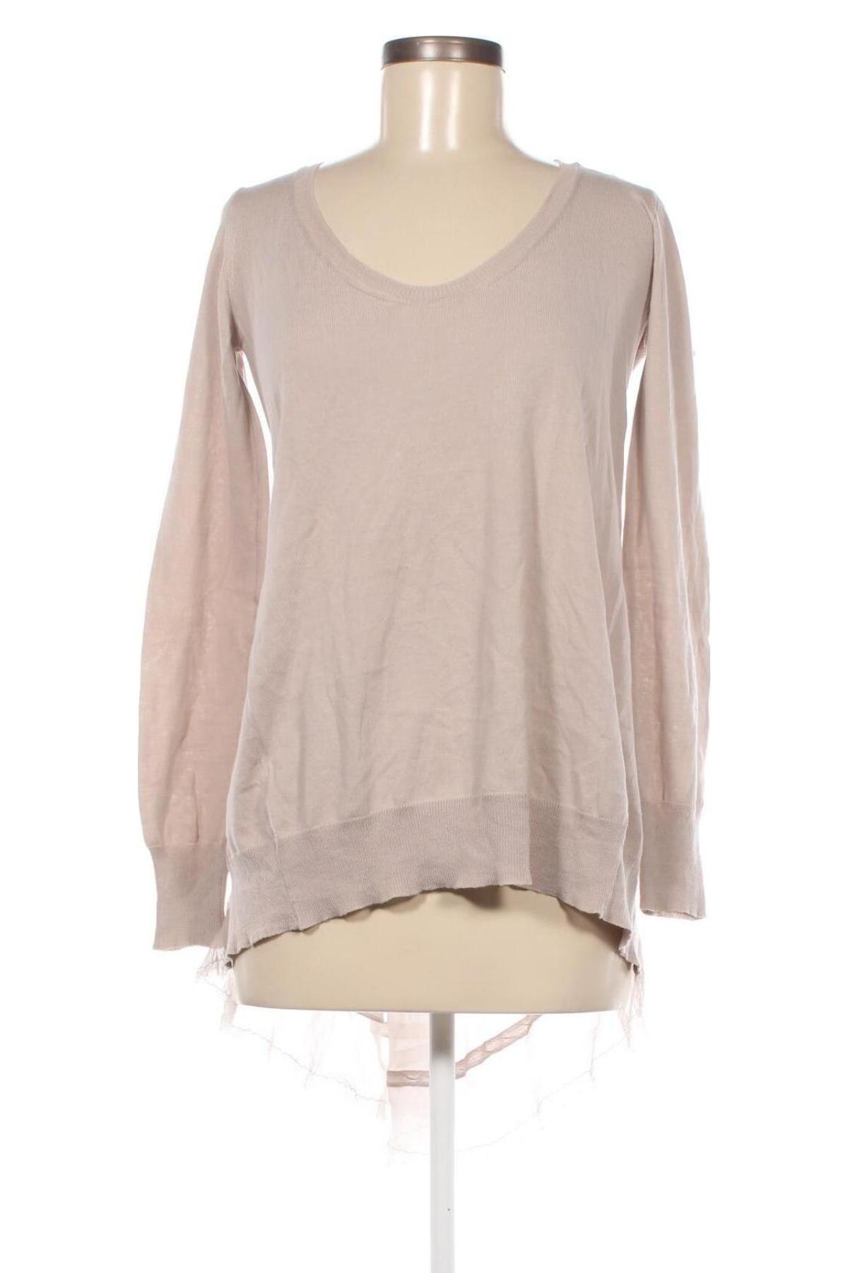 Damenpullover Jucca, Größe M, Farbe Beige, Preis 18,93 €