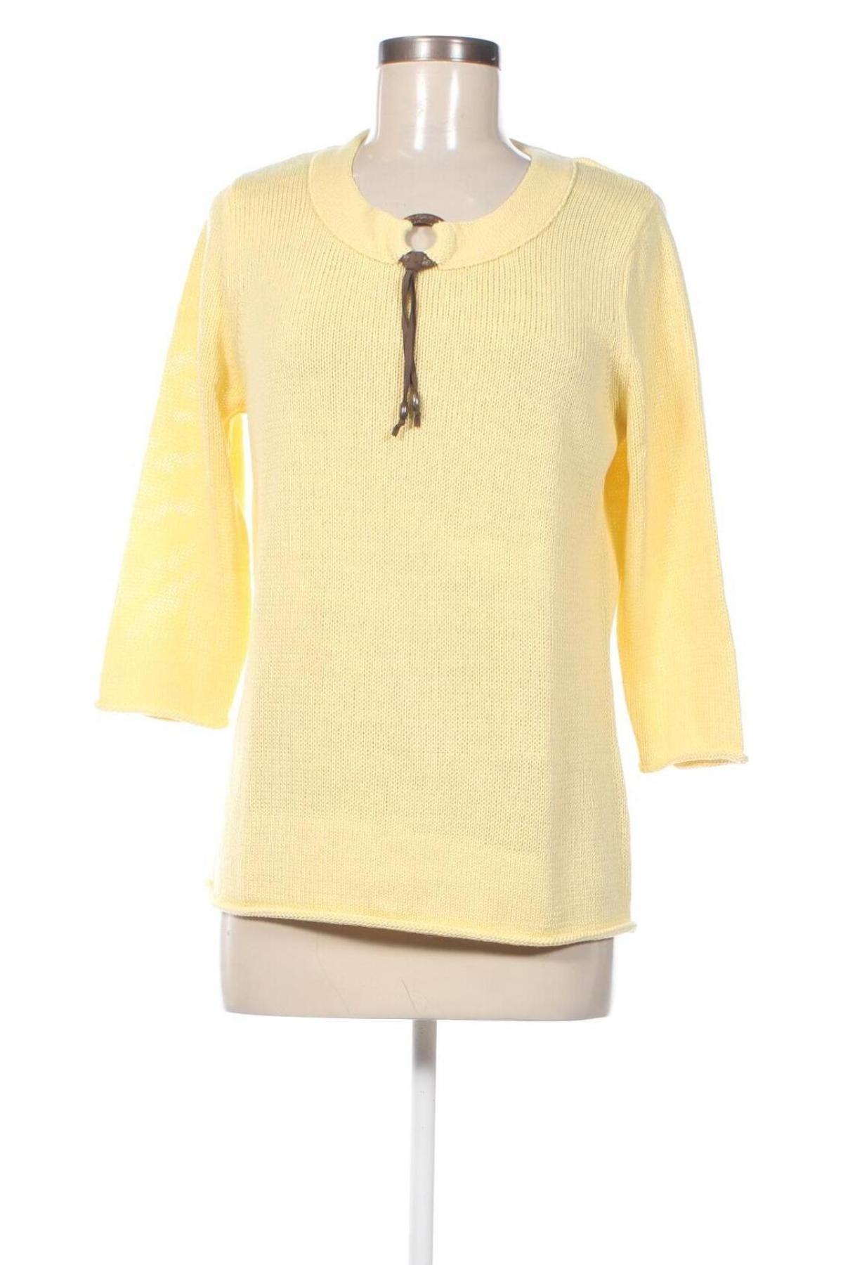 Дамски пуловер Kingfield, Размер M, Цвят Жълт, Цена 10,15 лв.