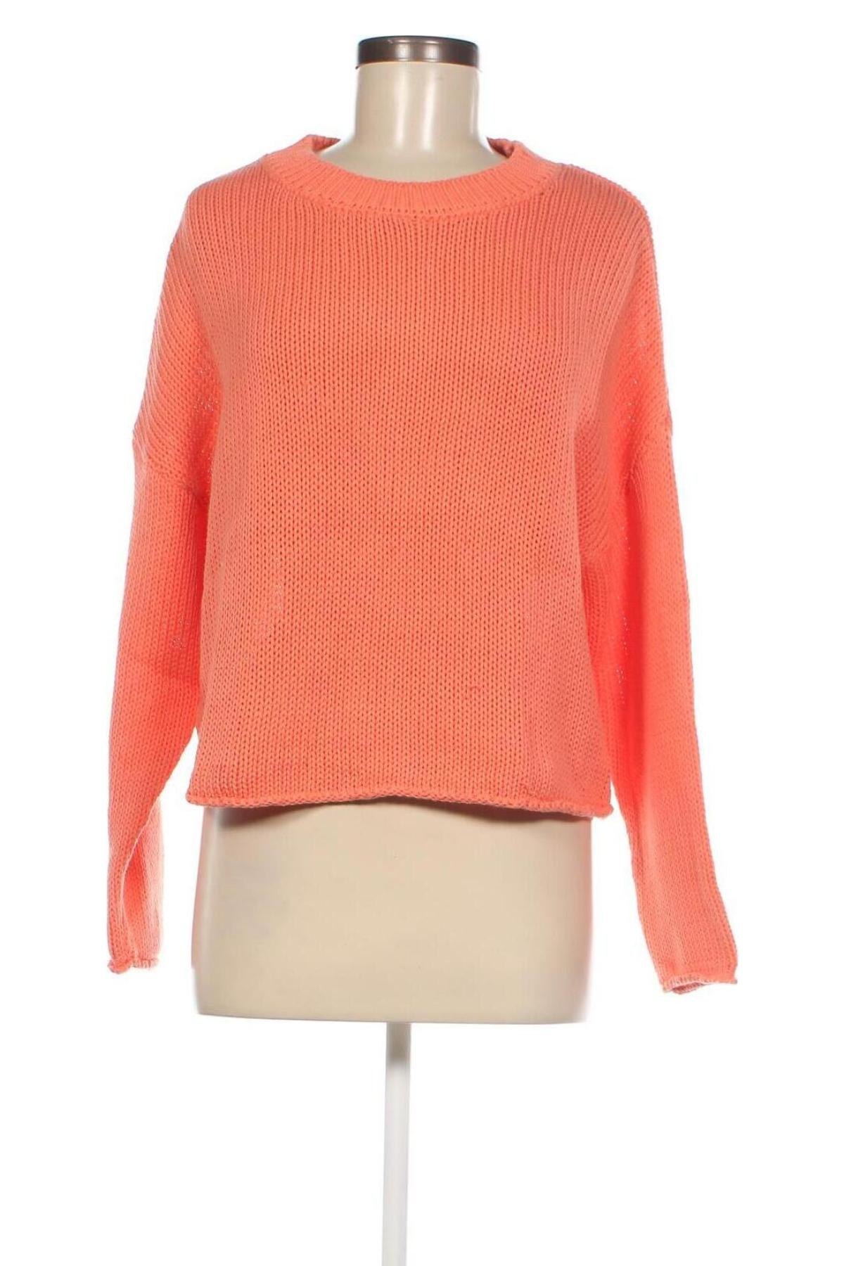 Дамски пуловер Lascana, Размер S, Цвят Оранжев, Цена 20,24 лв.