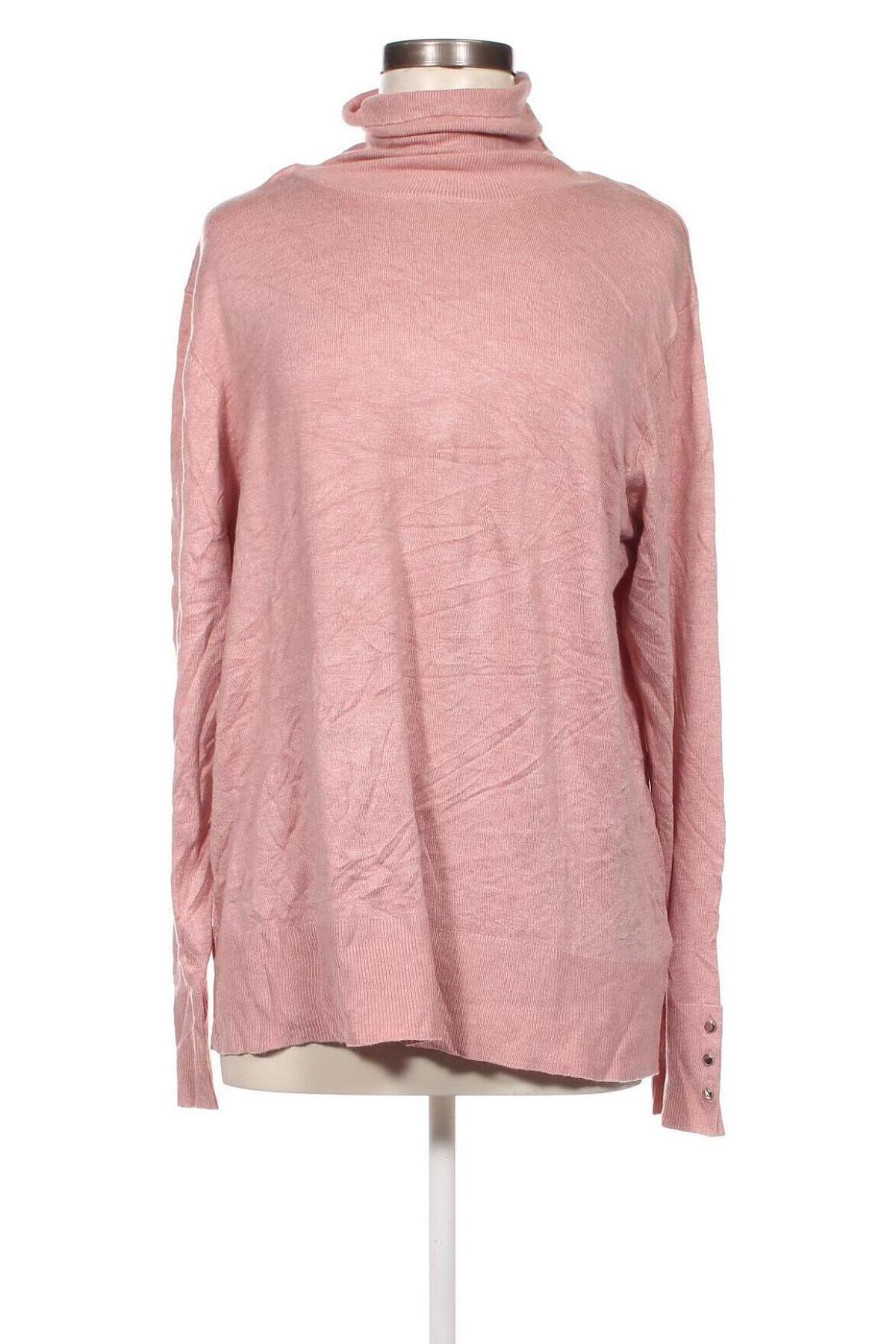 Дамски пуловер Laura Torelli, Размер XL, Цвят Розов, Цена 8,41 лв.