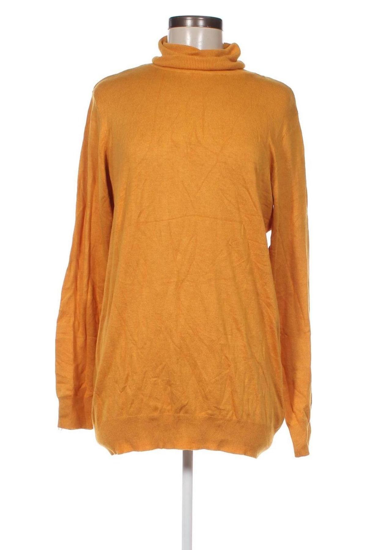 Дамски пуловер Laura Torelli, Размер M, Цвят Жълт, Цена 7,54 лв.