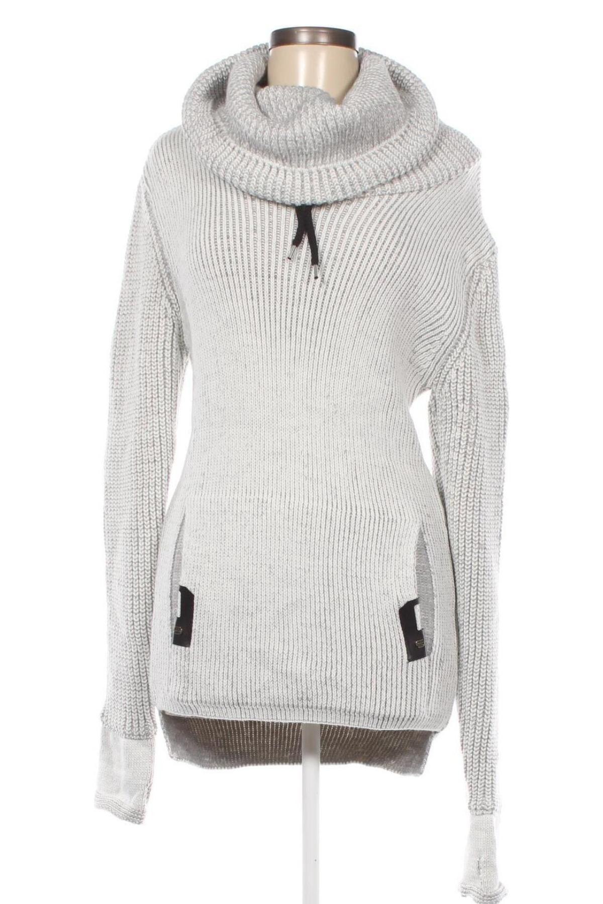 Дамски пуловер Leif Nelson, Размер L, Цвят Сив, Цена 12,47 лв.