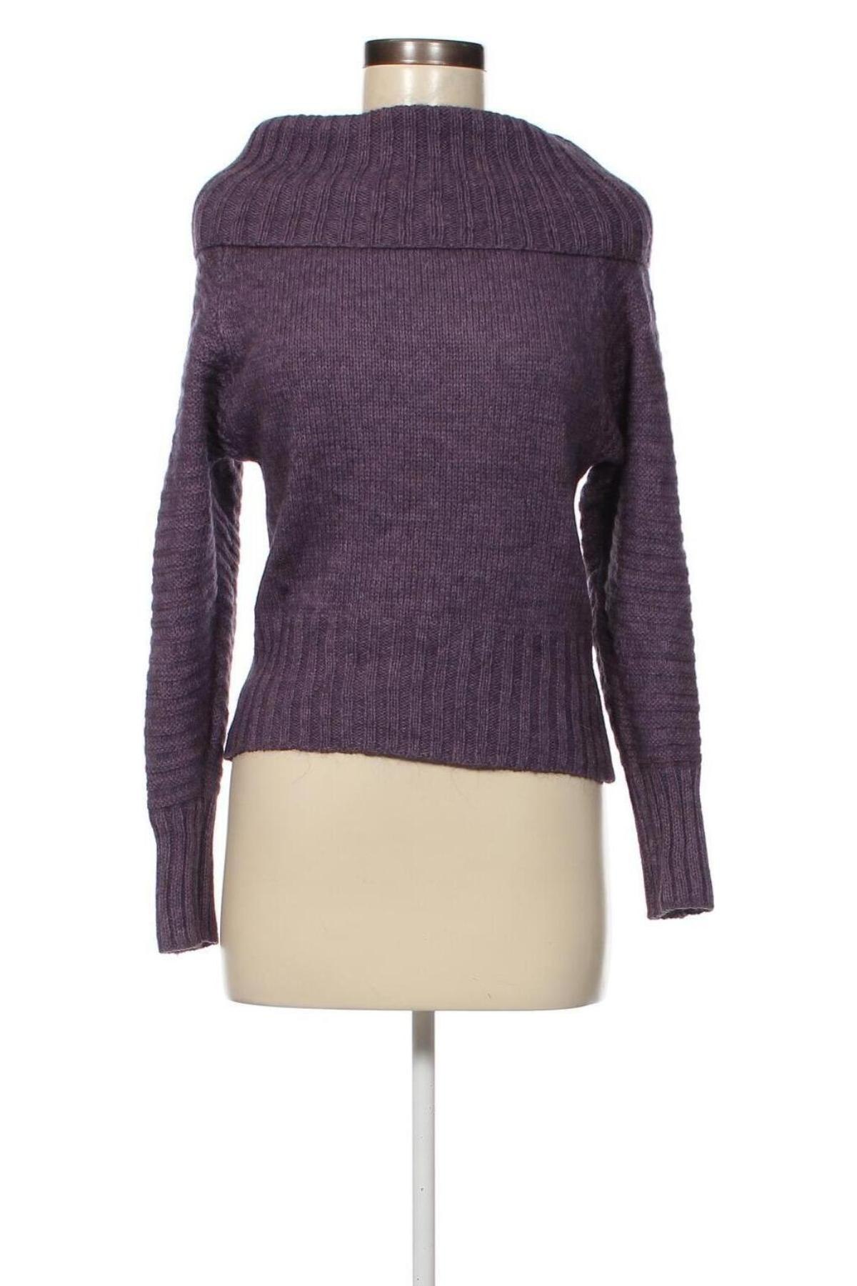 Дамски пуловер Made In Italy, Размер M, Цвят Лилав, Цена 9,28 лв.